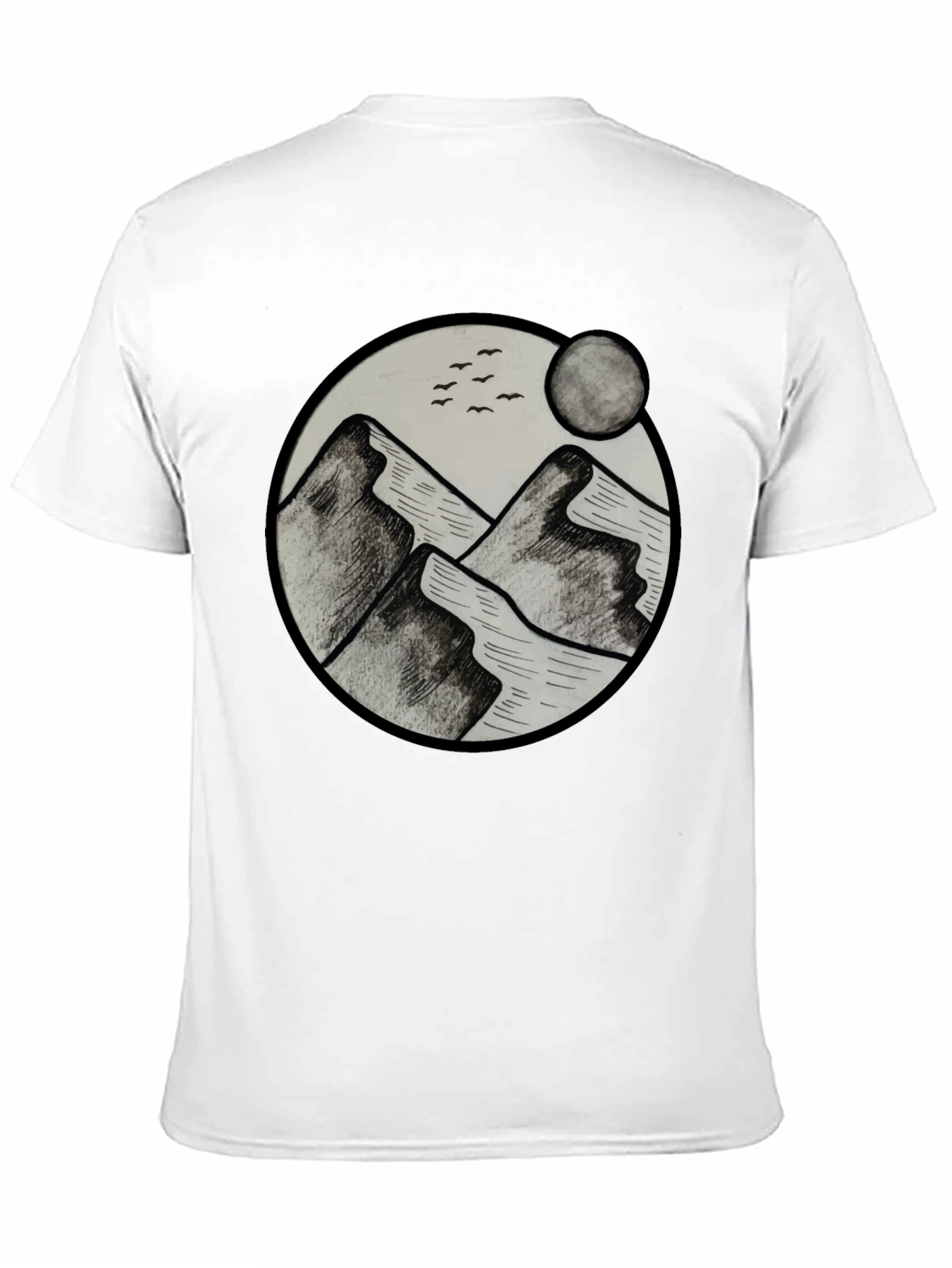 Mountains Graphic Mens T-Shirt