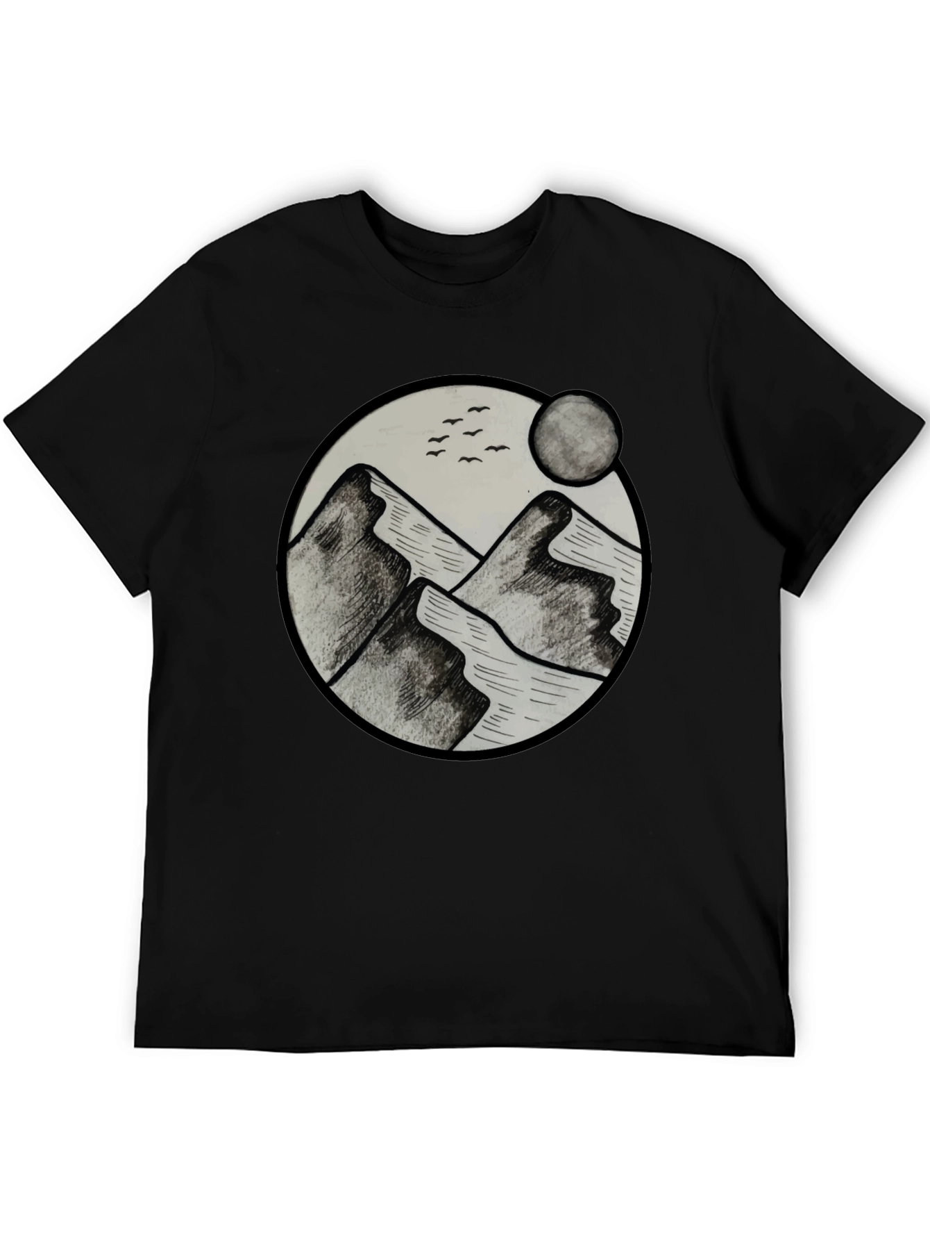Mountains Graphic Mens T-Shirt