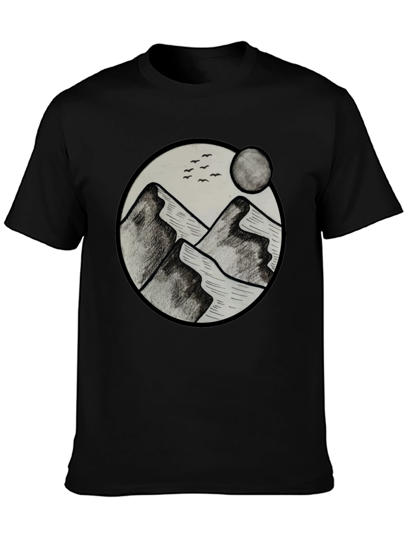 Mountains Graphic Mens T-Shirt