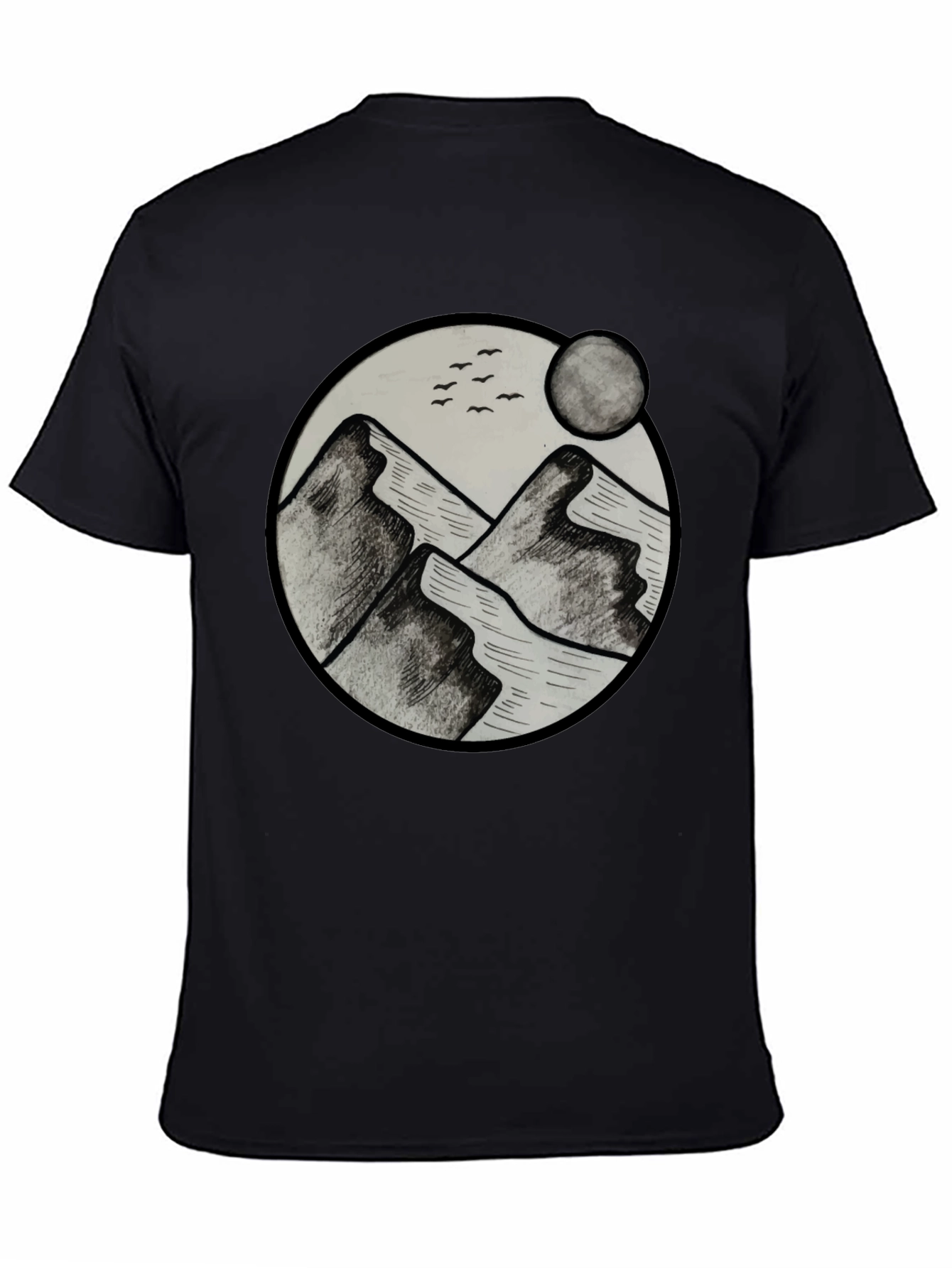 Mountains Graphic Mens T-Shirt