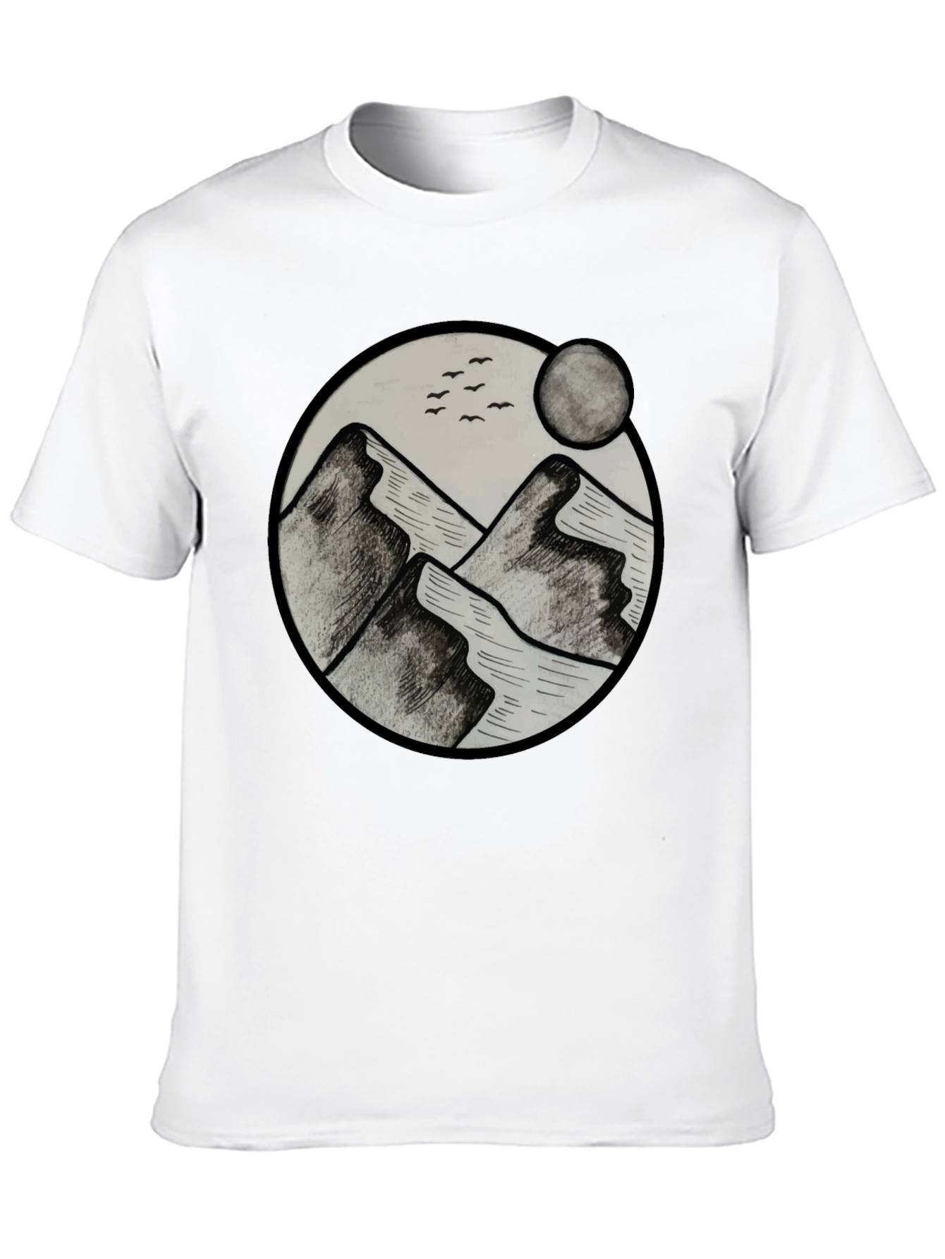 Mountains Graphic Mens T-Shirt