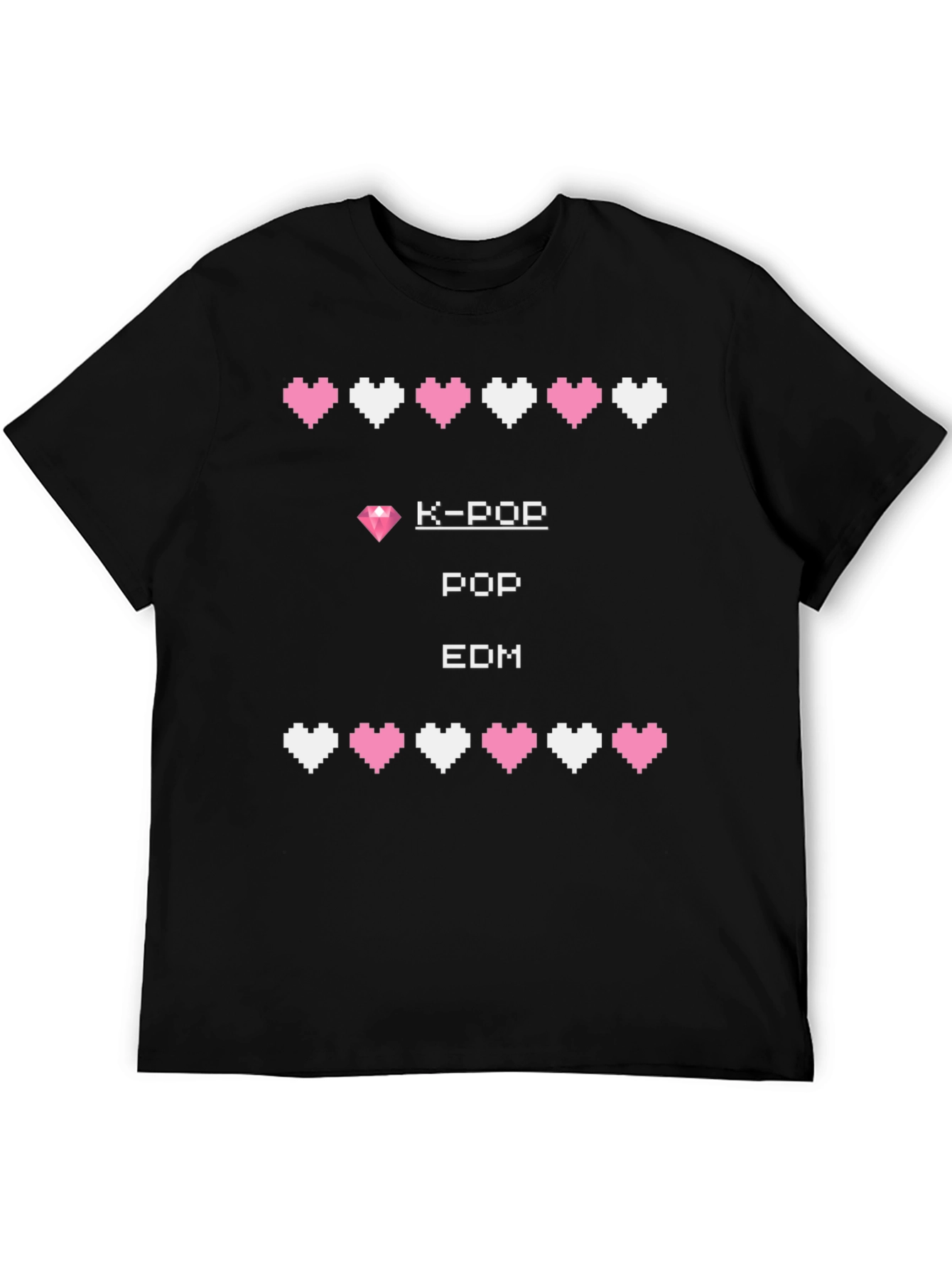 K-Pop EDM Gamer Style Graphic Tee