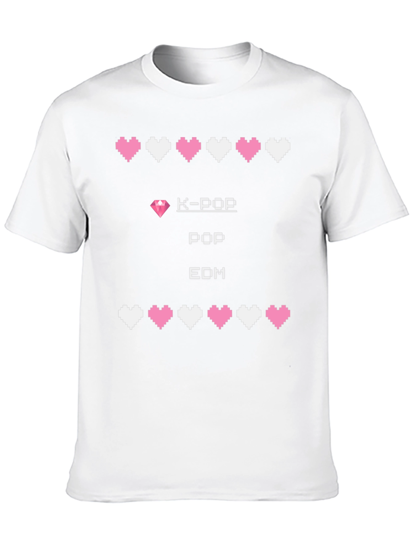 K-Pop EDM Gamer Style Graphic Tee