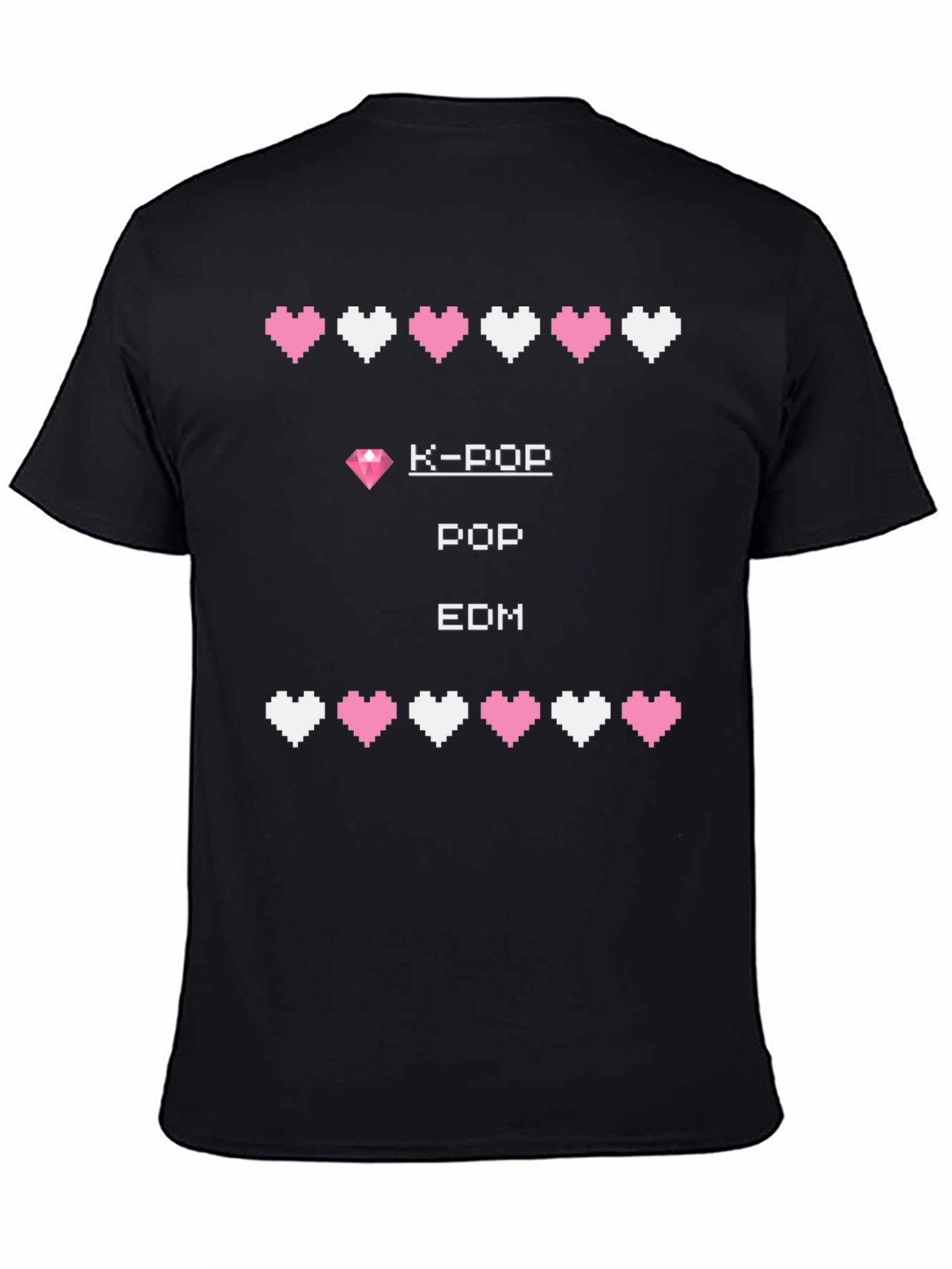 K-Pop EDM Gamer Style Graphic Tee