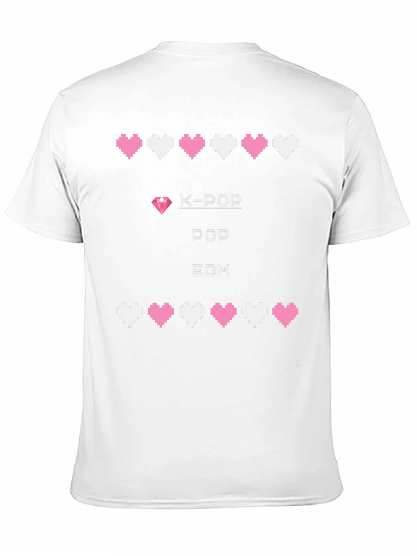 K-Pop EDM Gamer Style Graphic Tee