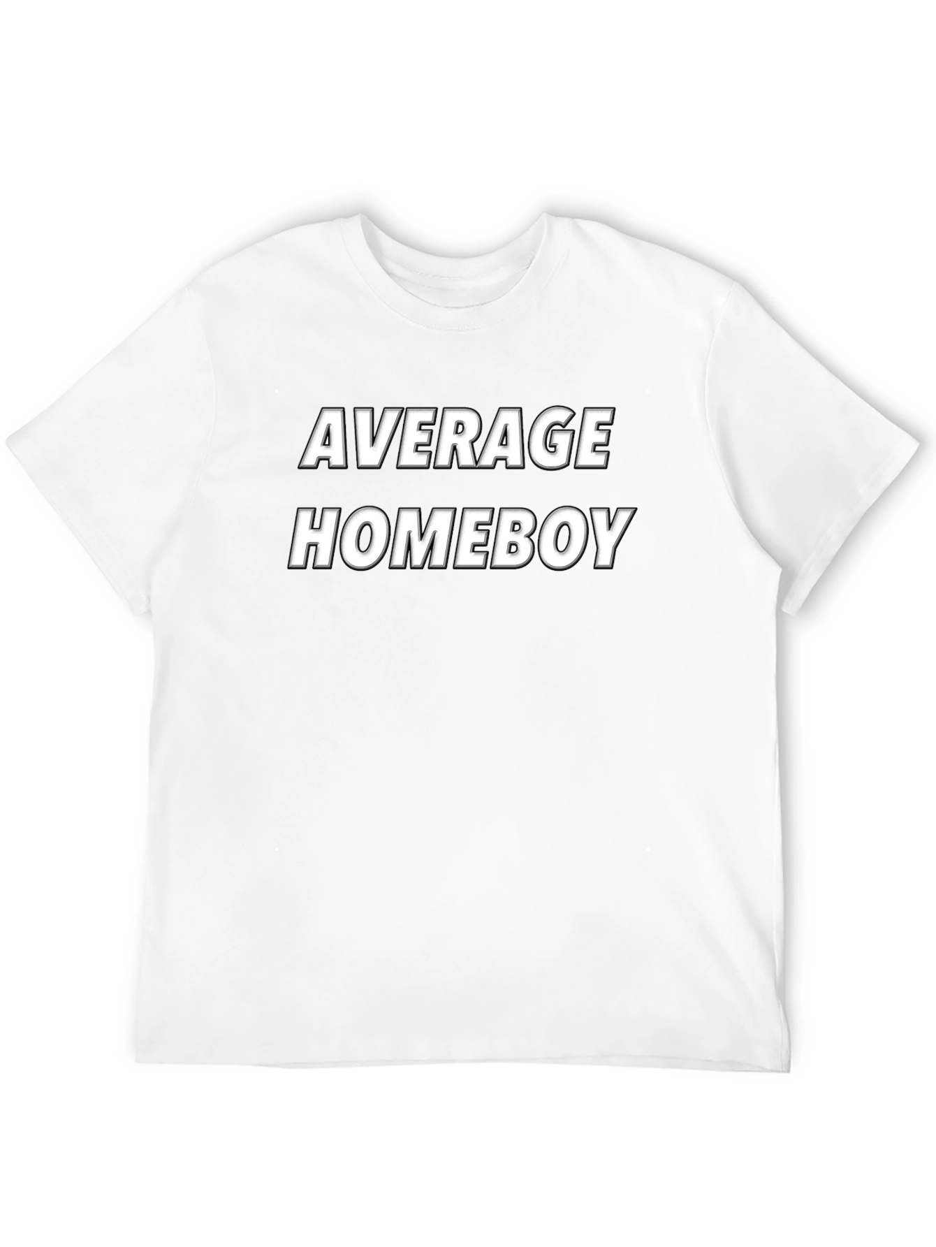 Average Homeboy Graphic Tee - Mens Black T-Shirt
