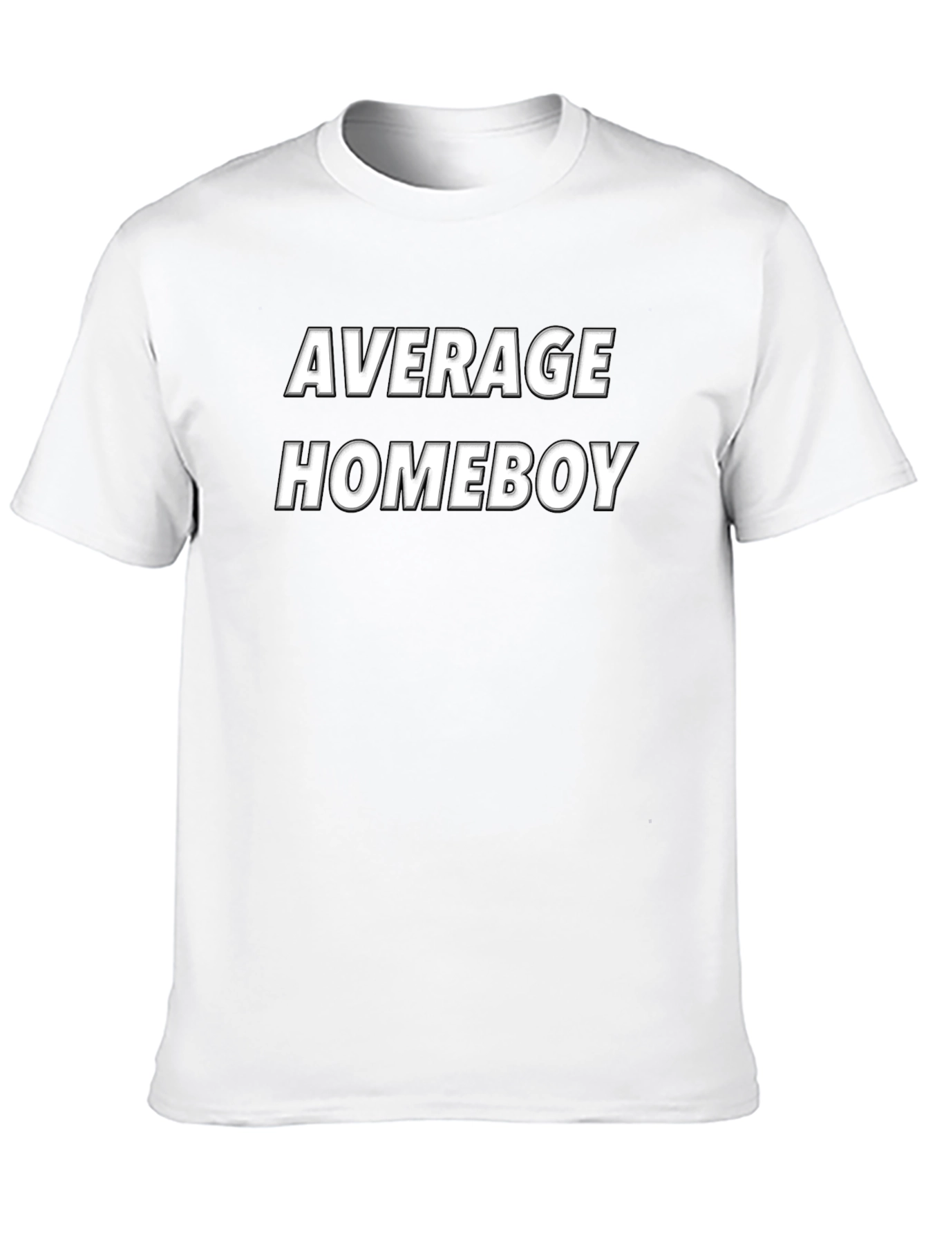 Average Homeboy Graphic Tee - Mens Black T-Shirt