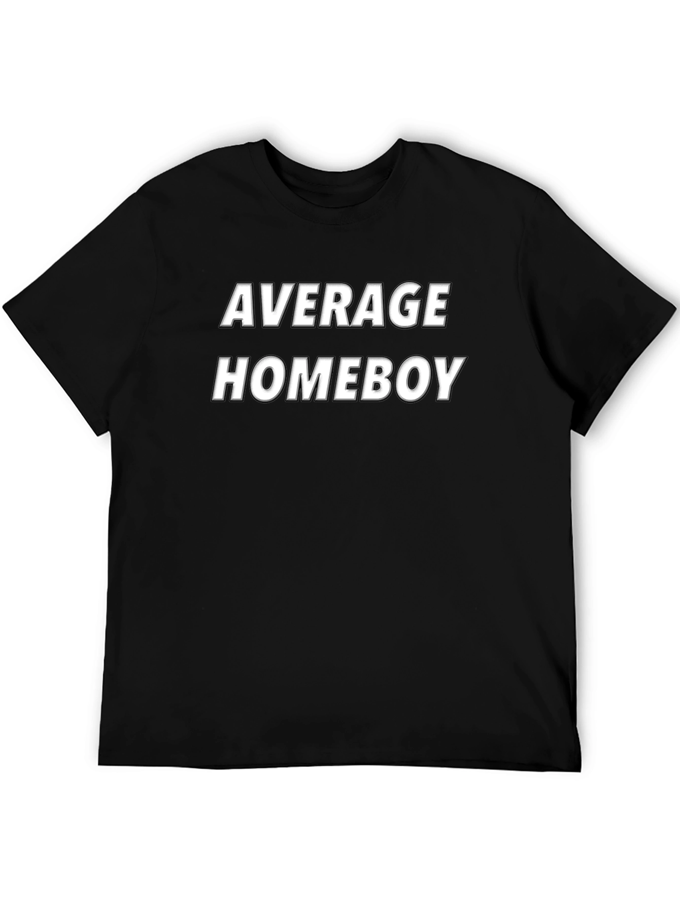 Average Homeboy Graphic Tee - Mens Black T-Shirt