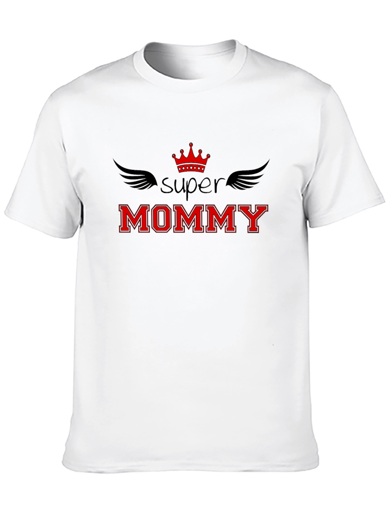 Super Mommy Graphic Tee - Black