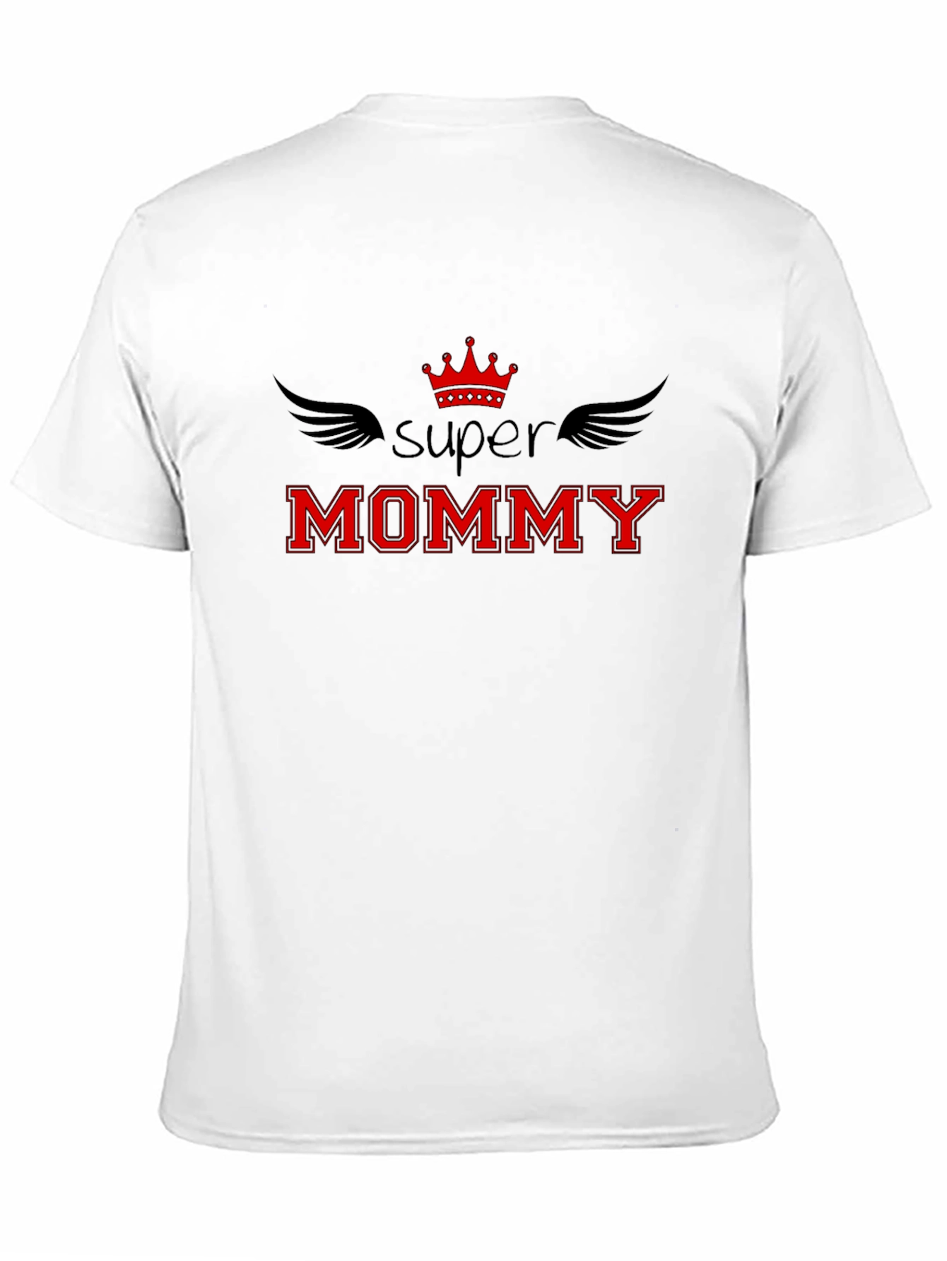 Super Mommy Graphic Tee - Black