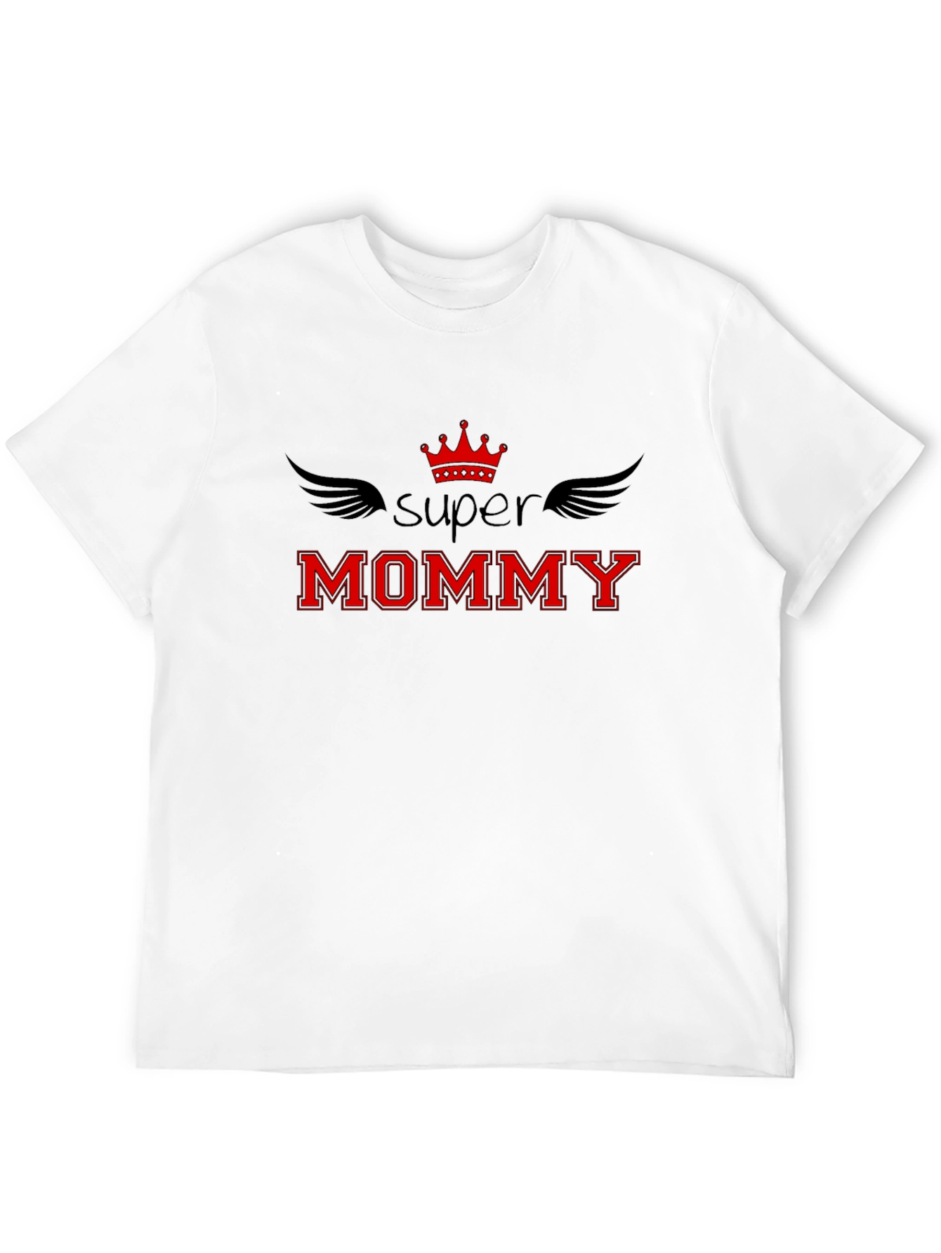 Super Mommy Graphic Tee - Black