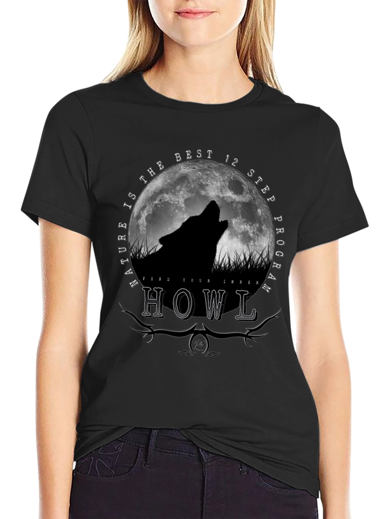 Nature Howl Wolf T-Shirt