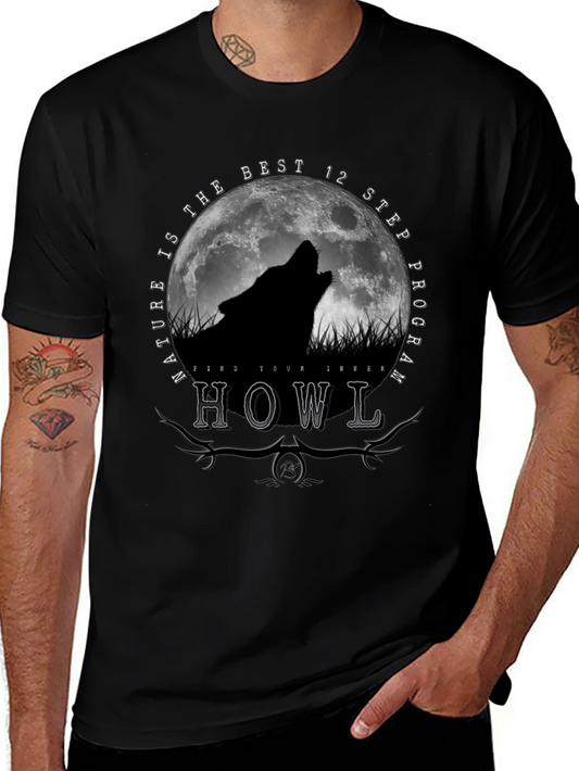 Nature Howl Wolf T-Shirt