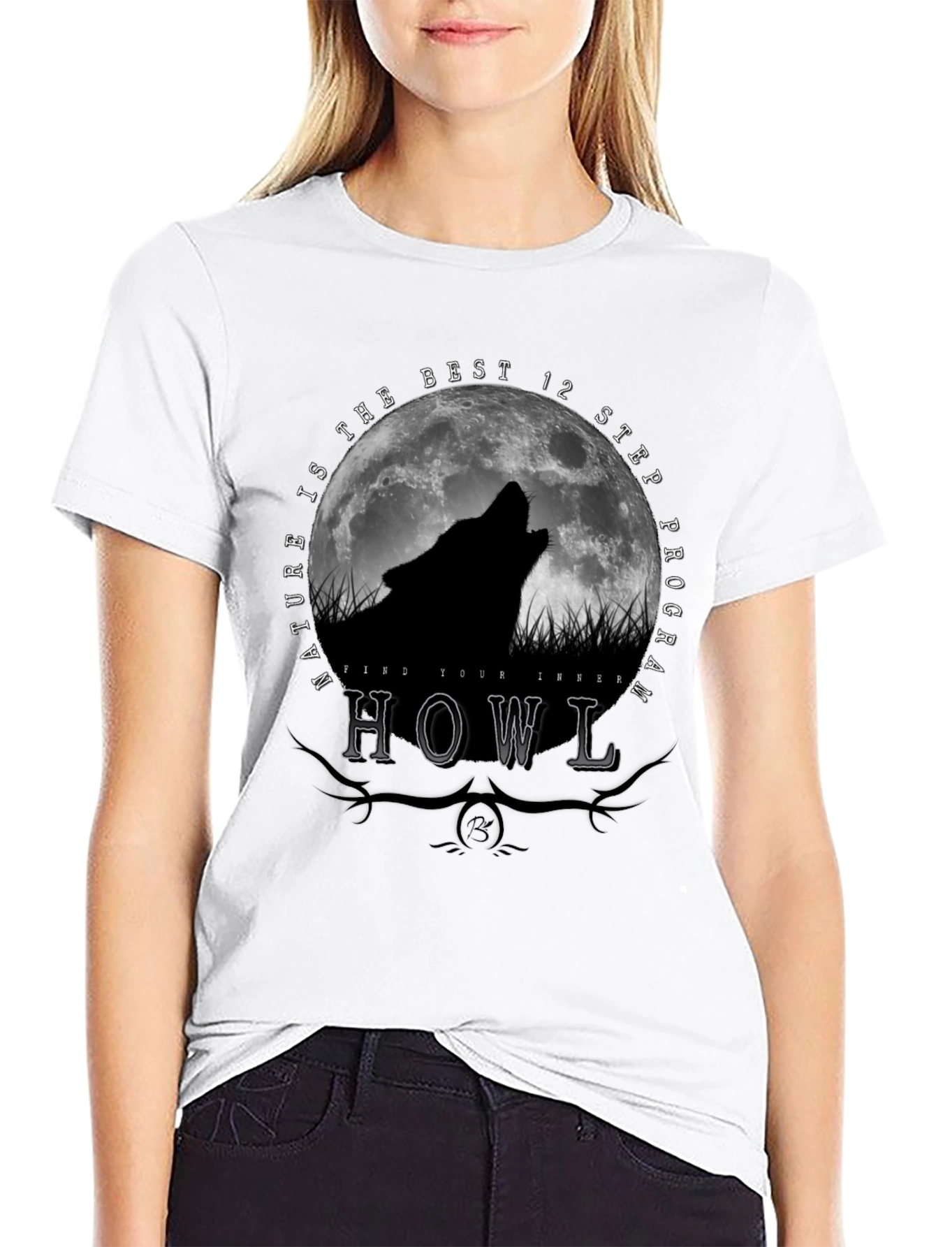 Nature Howl Wolf T-Shirt
