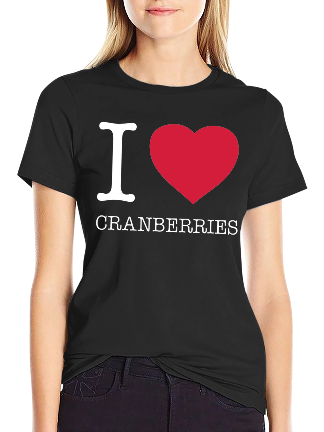 I Love Cranberries T-Shirt - Funny Fruit Lover Tee