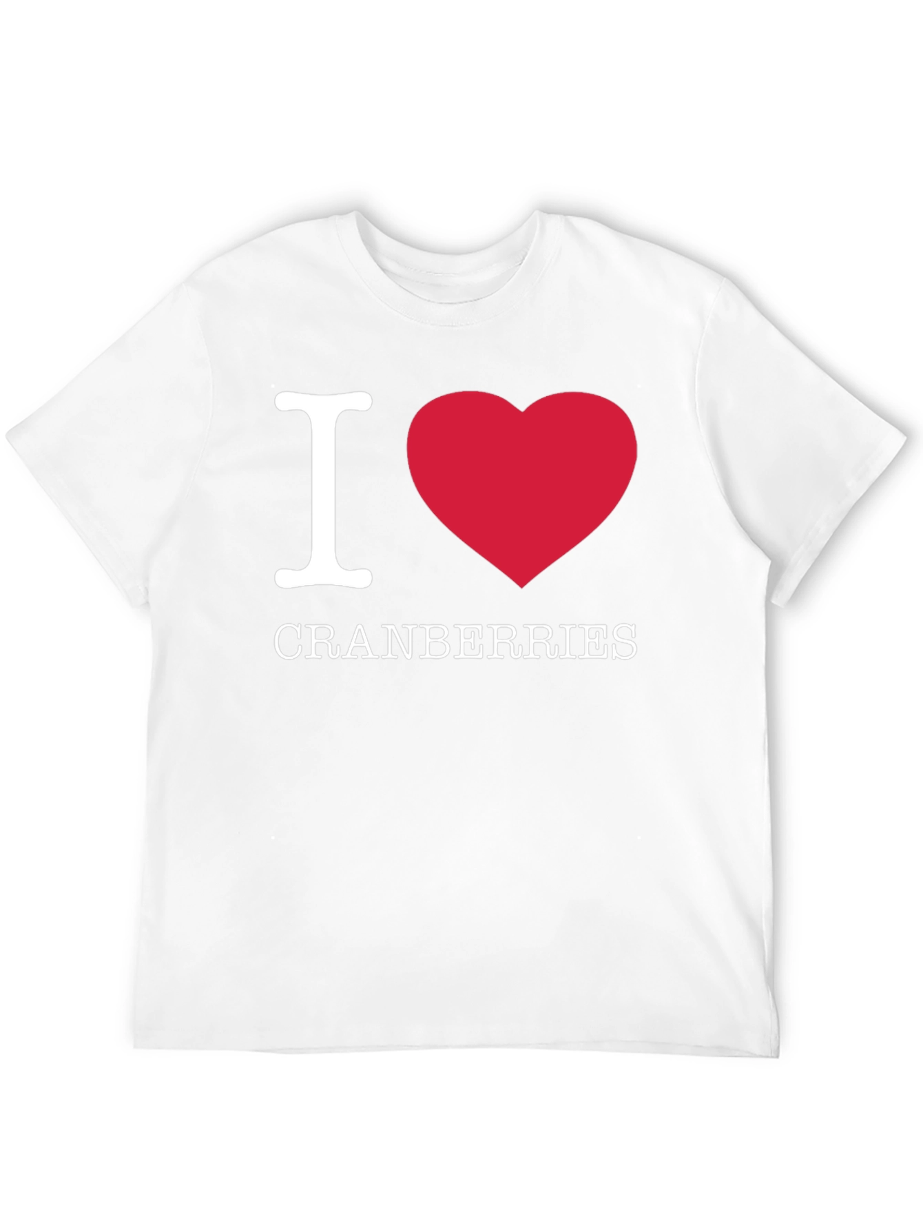 I Love Cranberries T-Shirt - Funny Fruit Lover Tee
