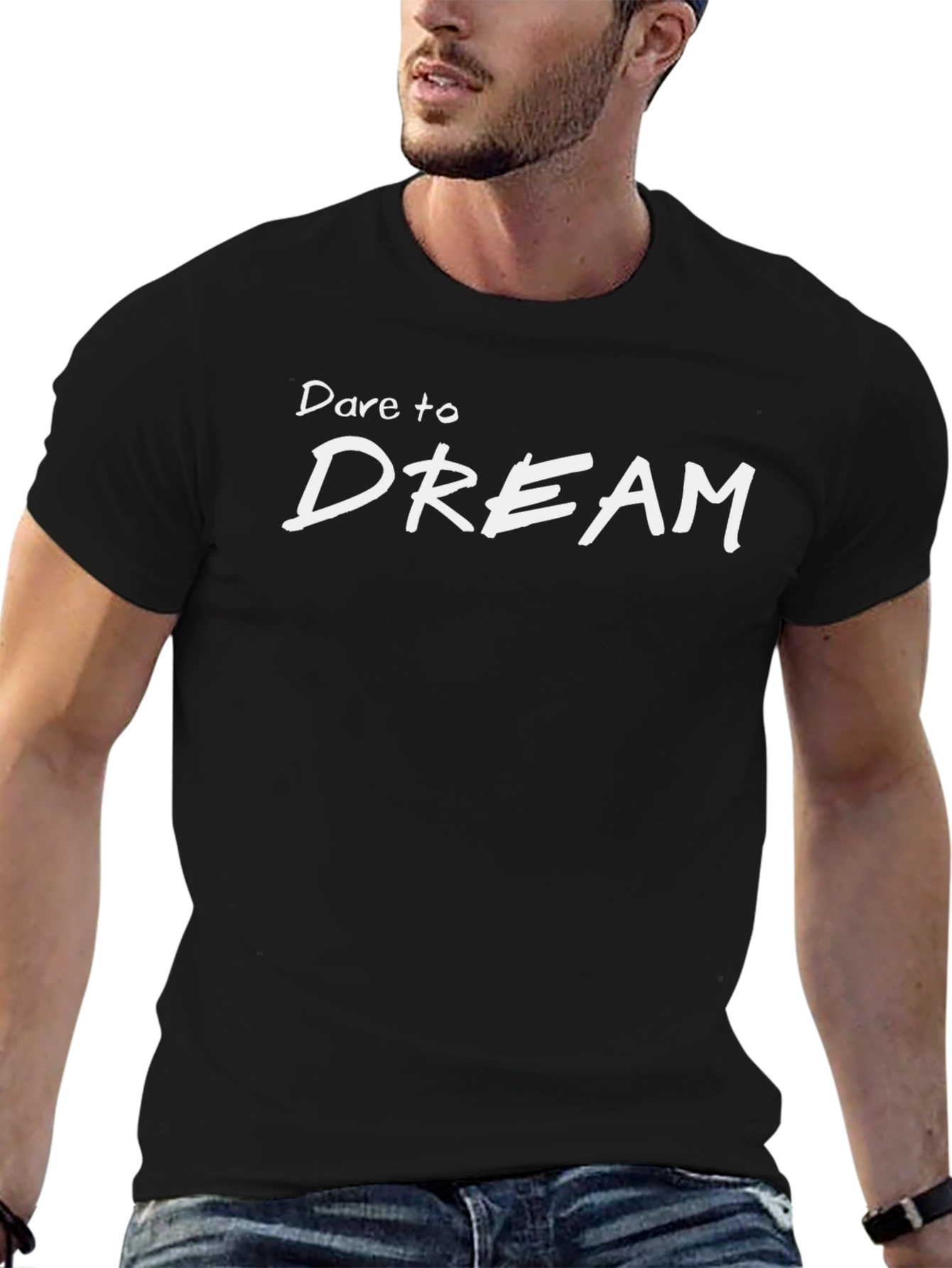 Dare to Dream Black T-Shirt