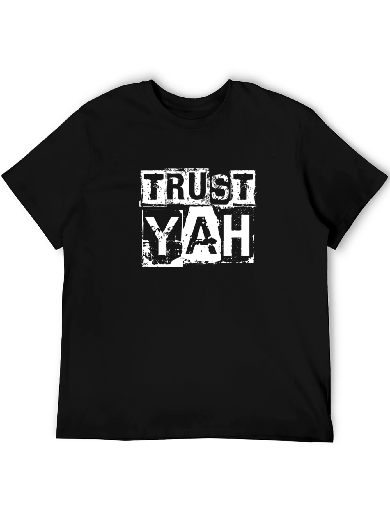 Trust Yah T-Shirt - Black Graphic Tee