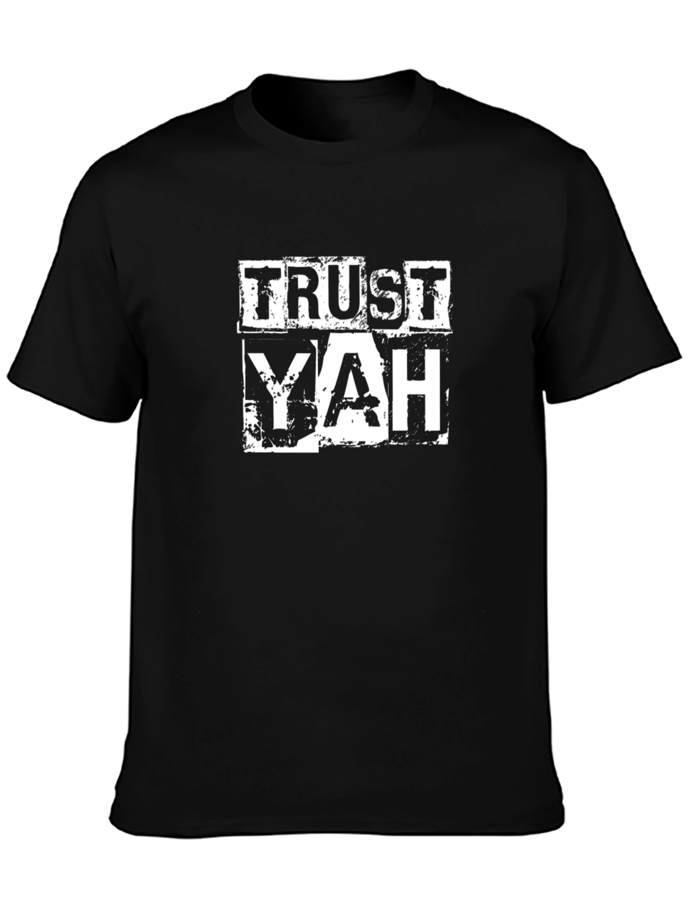 Trust Yah T-Shirt - Black Graphic Tee