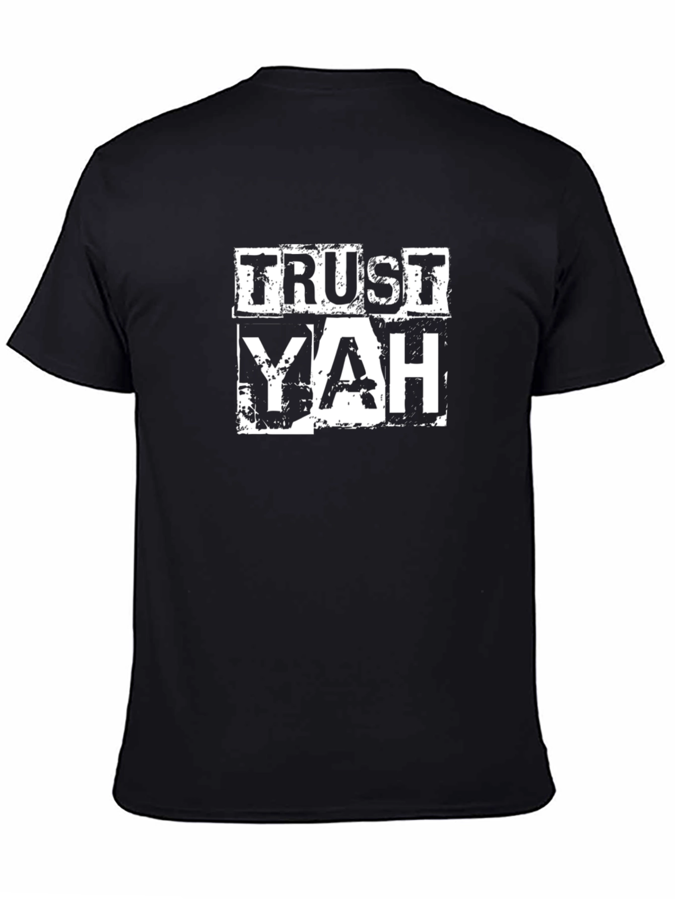 Trust Yah T-Shirt - Black Graphic Tee