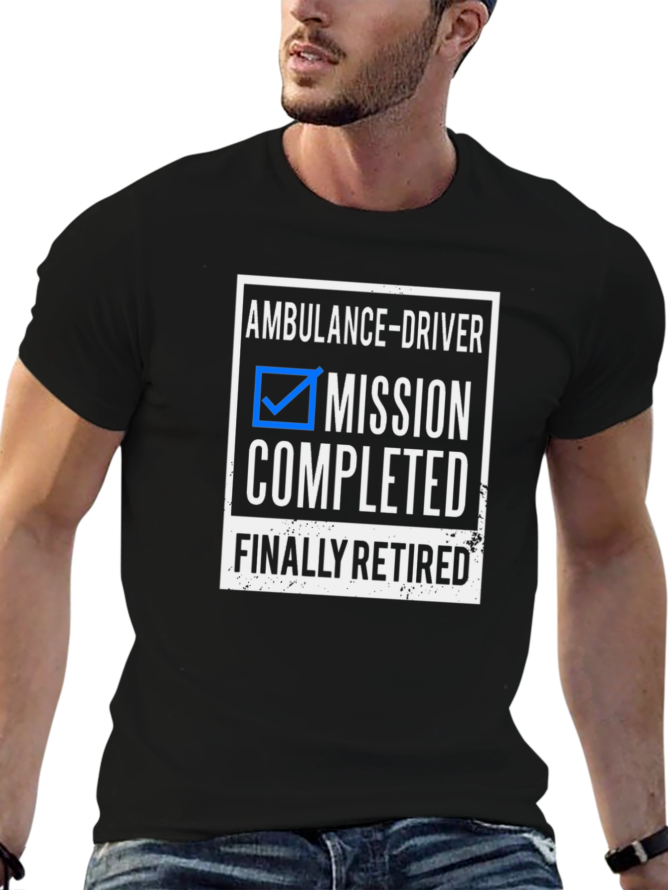 Ambulance Driver Retirement T-Shirt - Mission Completed