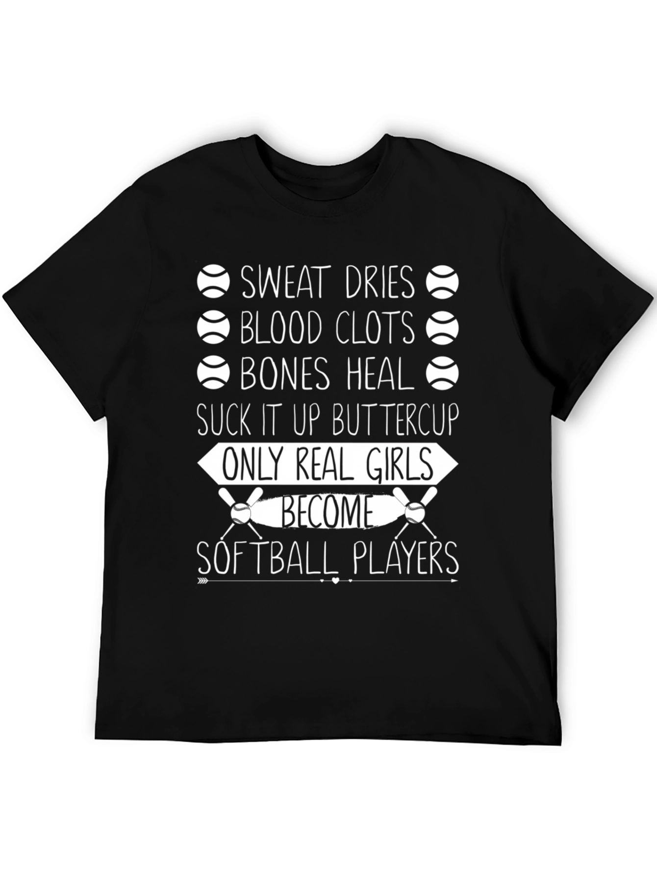 Softball Player Graphic Tee
