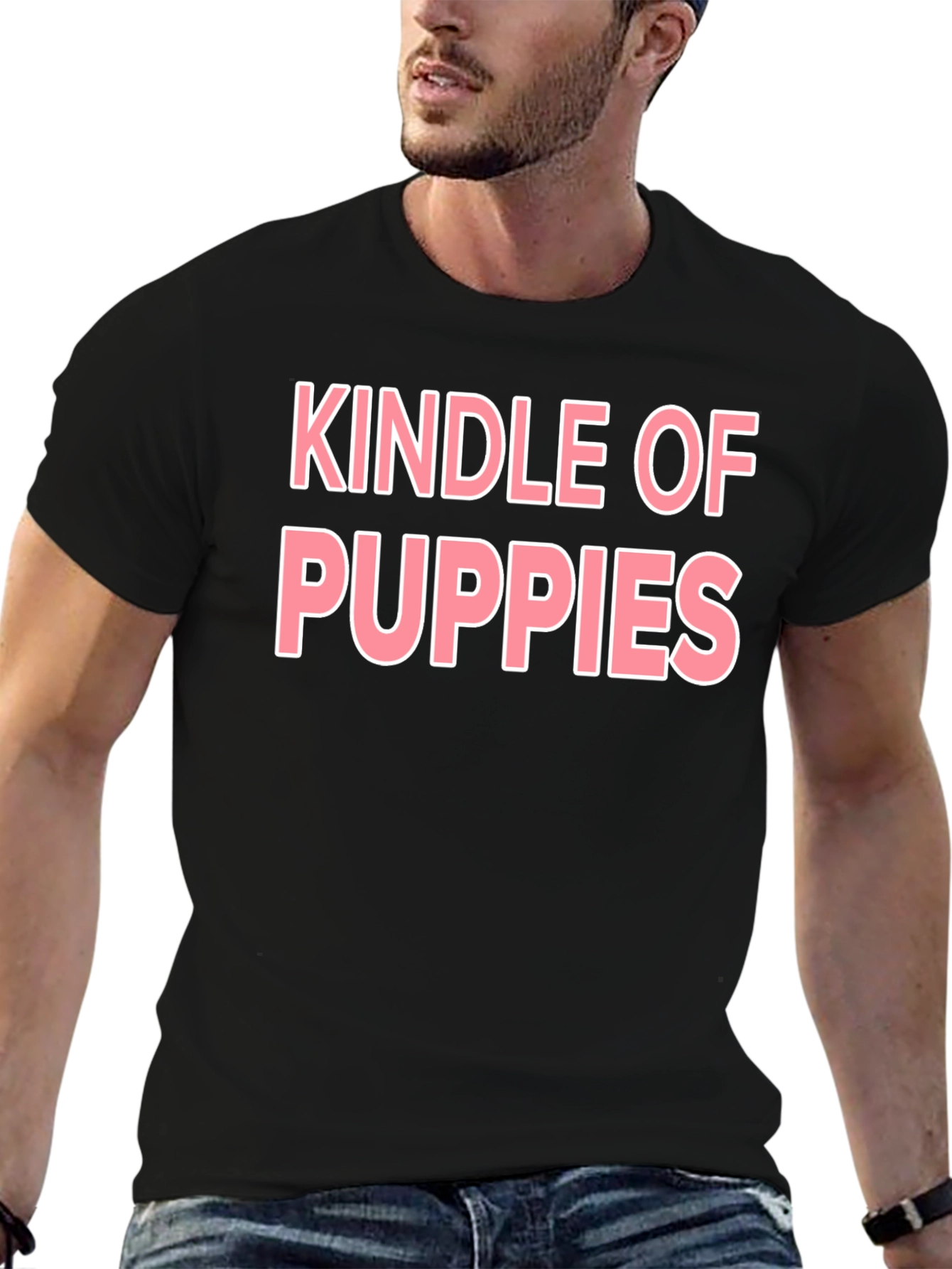 Kindle of Puppies Funny Graphic Tee