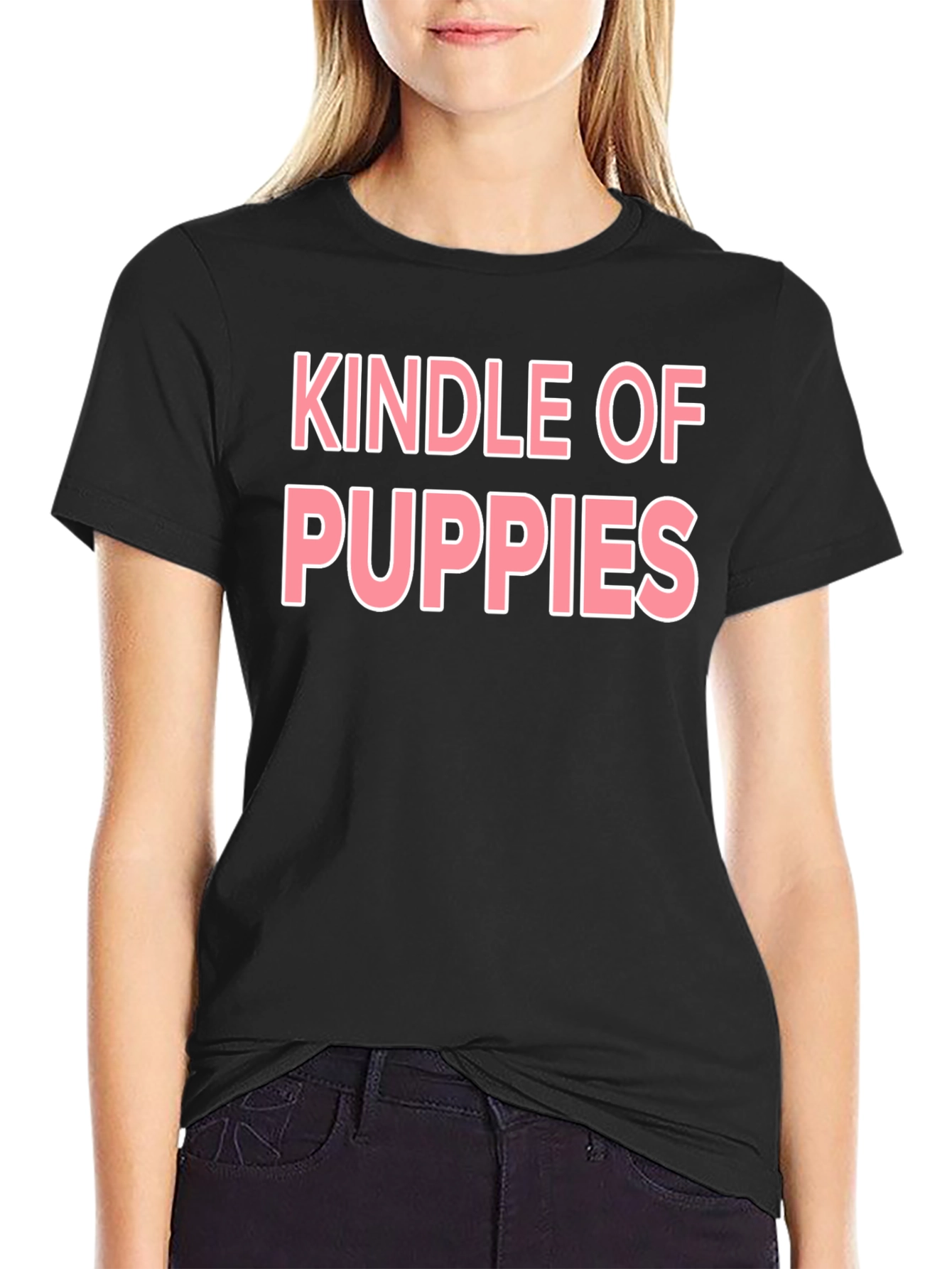 Kindle of Puppies Funny Graphic Tee