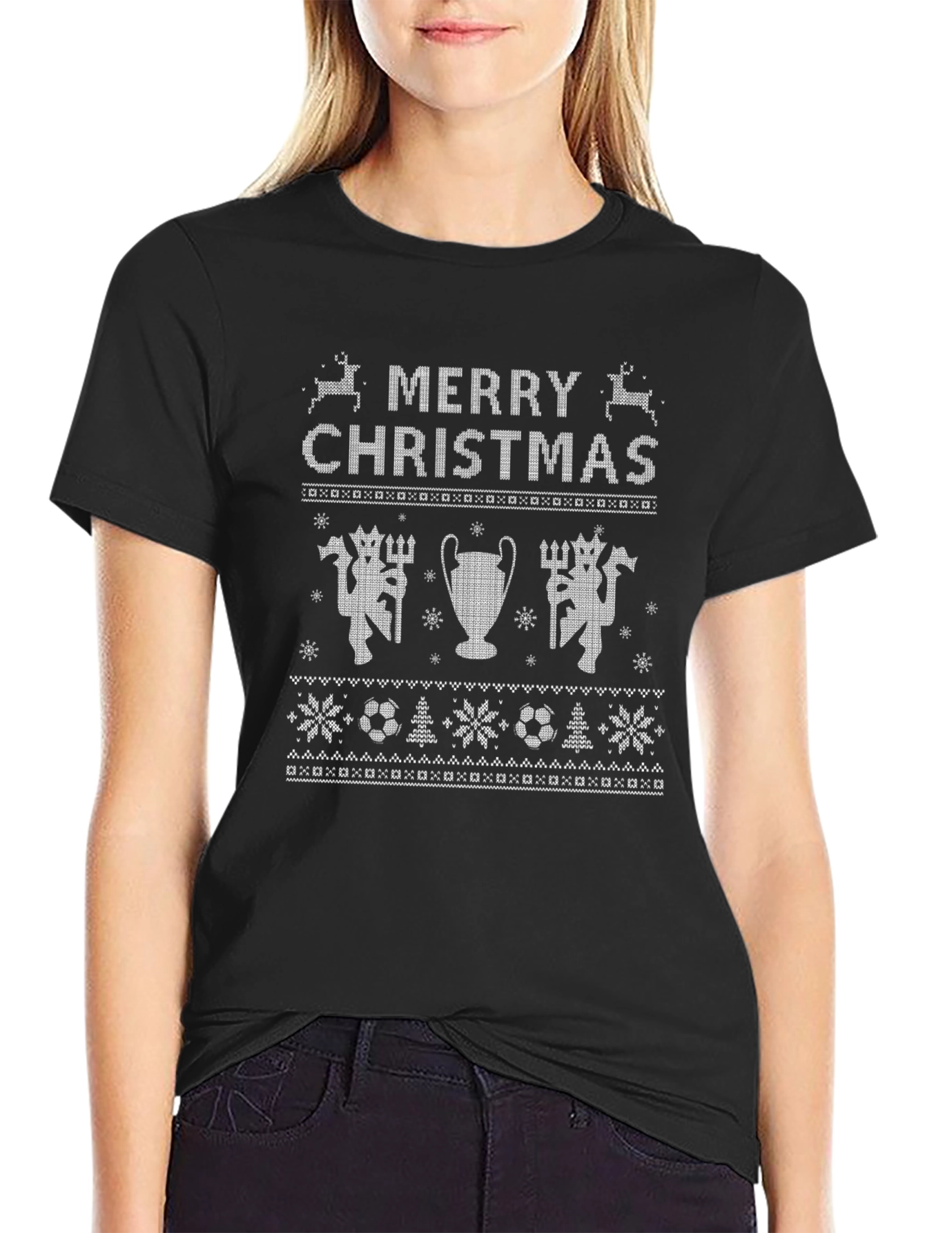 Manchester United Ugly Christmas Sweater T-Shirt