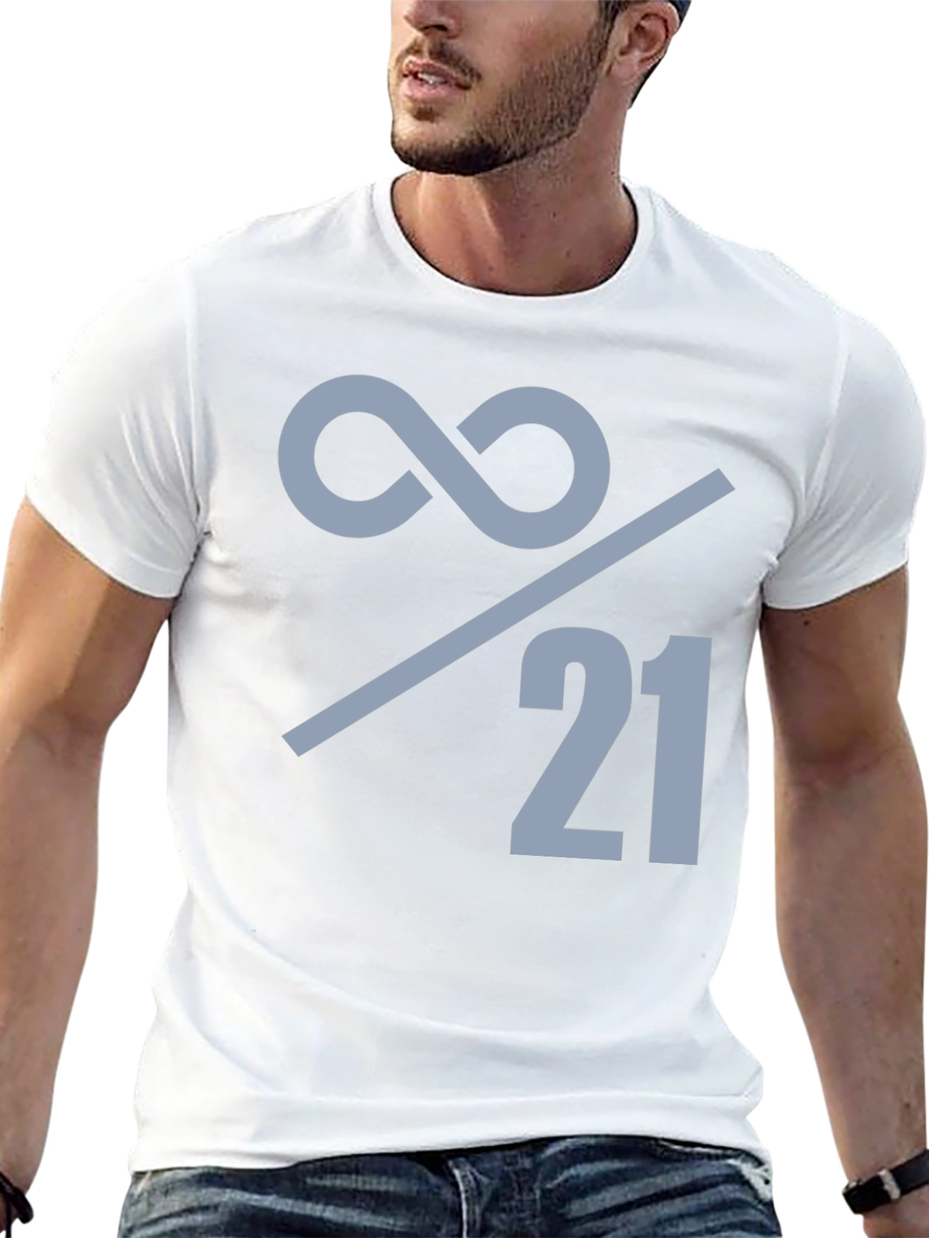 Infinity Over 21 Graphic T-Shirt - Casual Wear