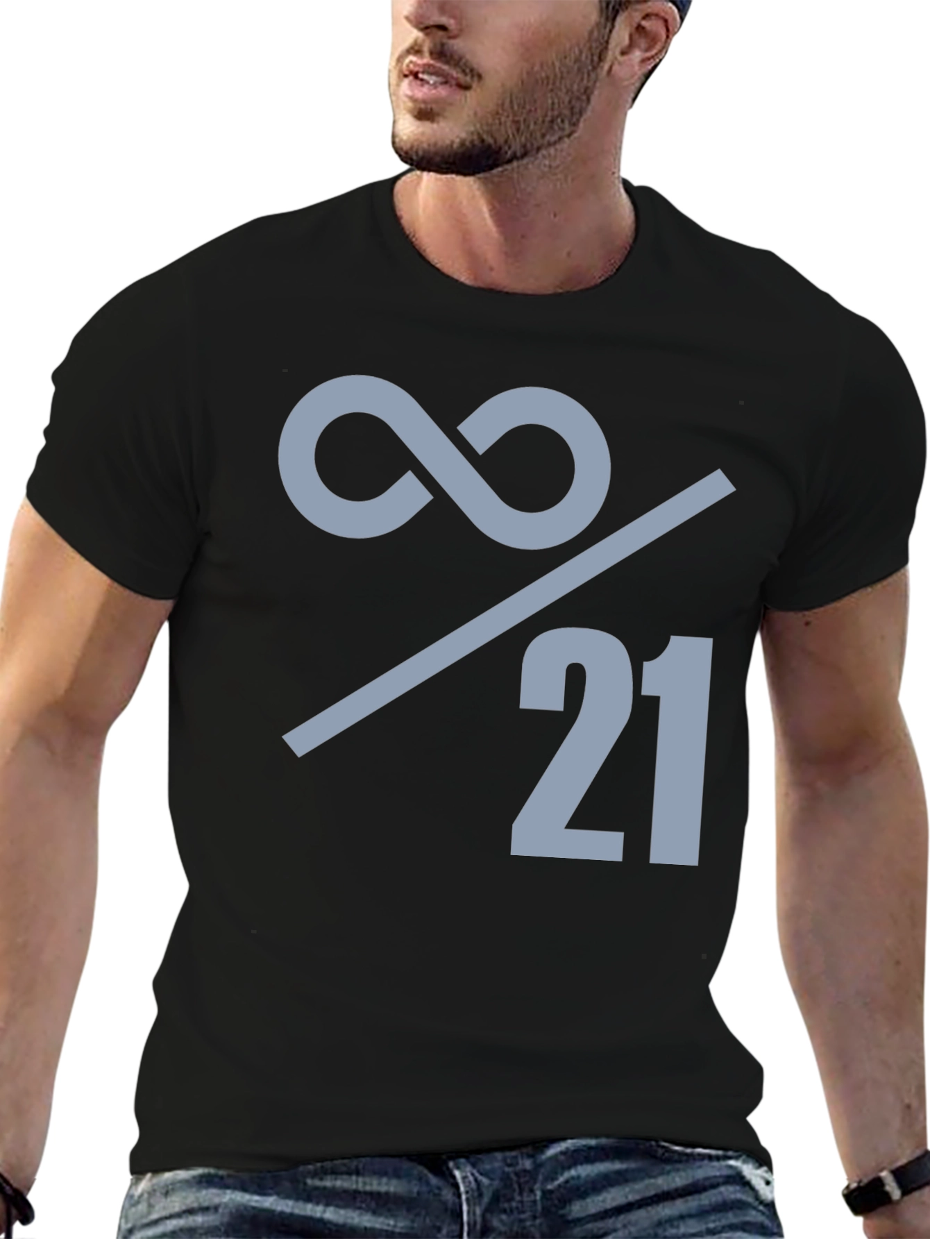 Infinity Over 21 Graphic T-Shirt - Casual Wear