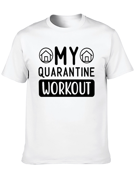 Quarantine Workout Graphic T-Shirt