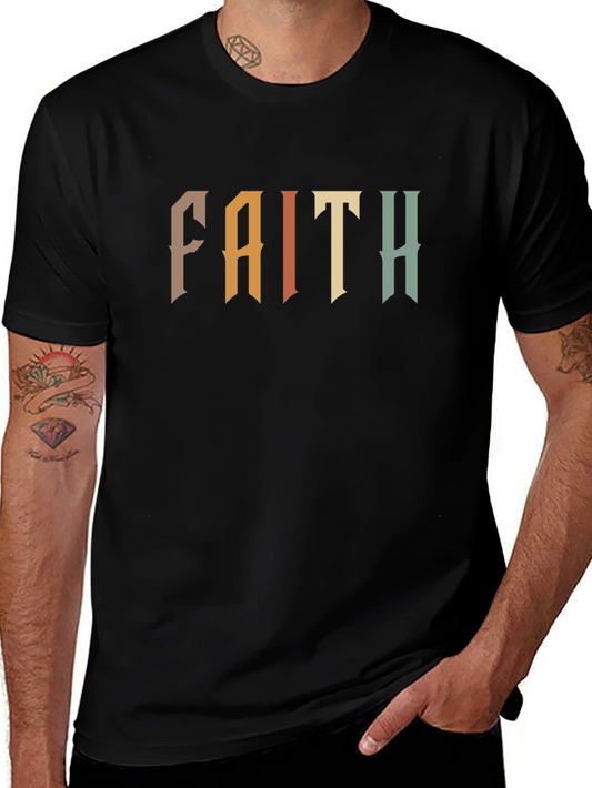 Faith Graphic Tee - Retro Design