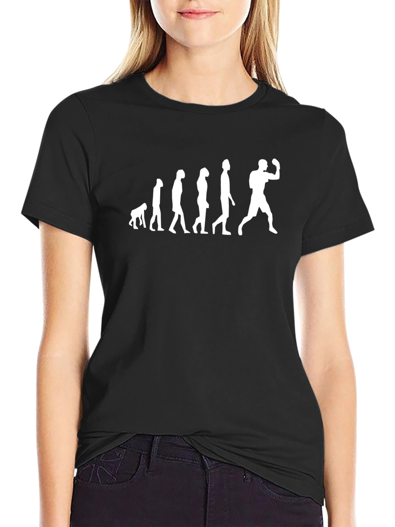 Evolution of Boxing Mens Graphic T-Shirt
