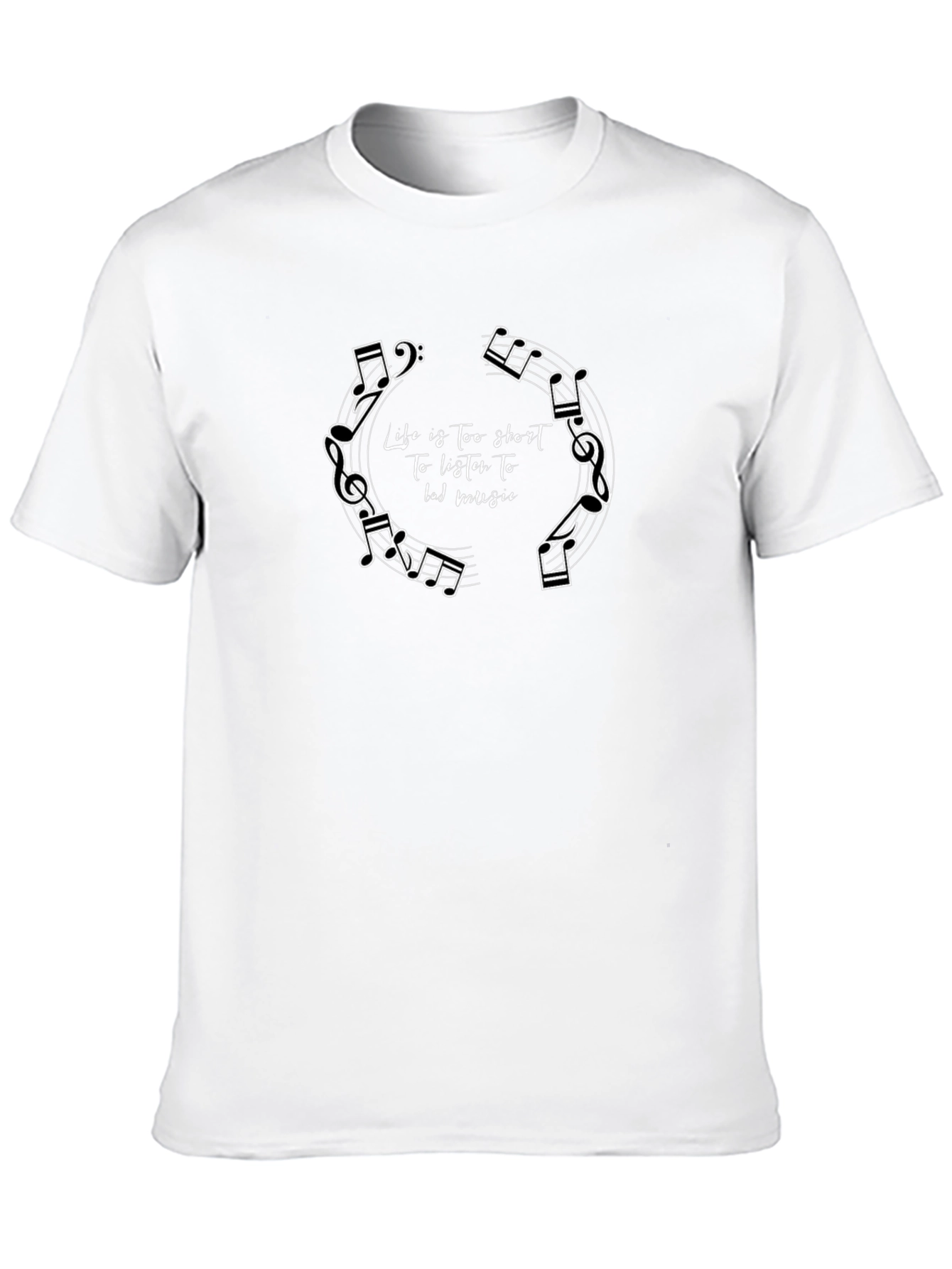 Music Lover Tee - Lifes Too Short T-Shirt