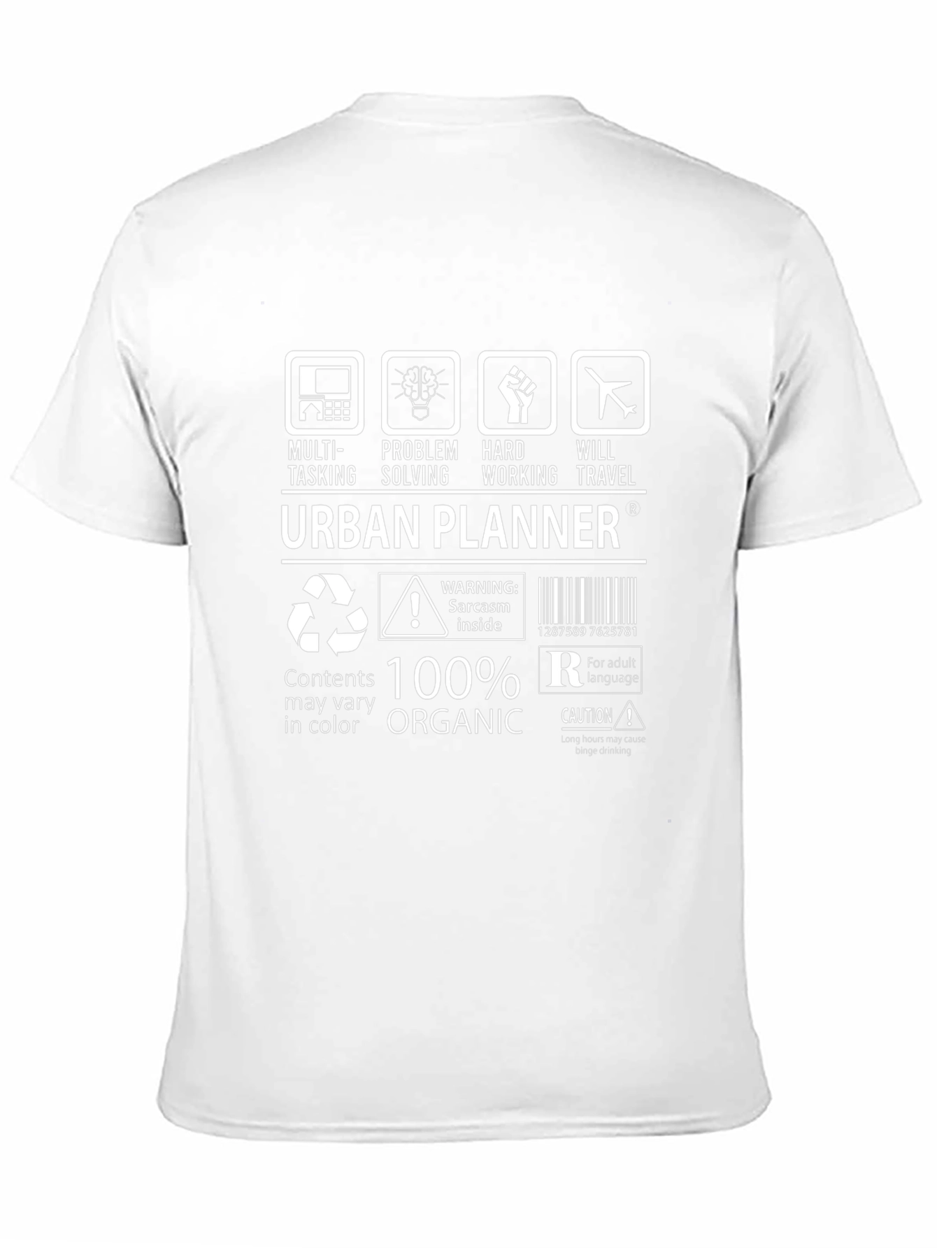Urban Planner T-Shirt - Multi-Tasking Organic
