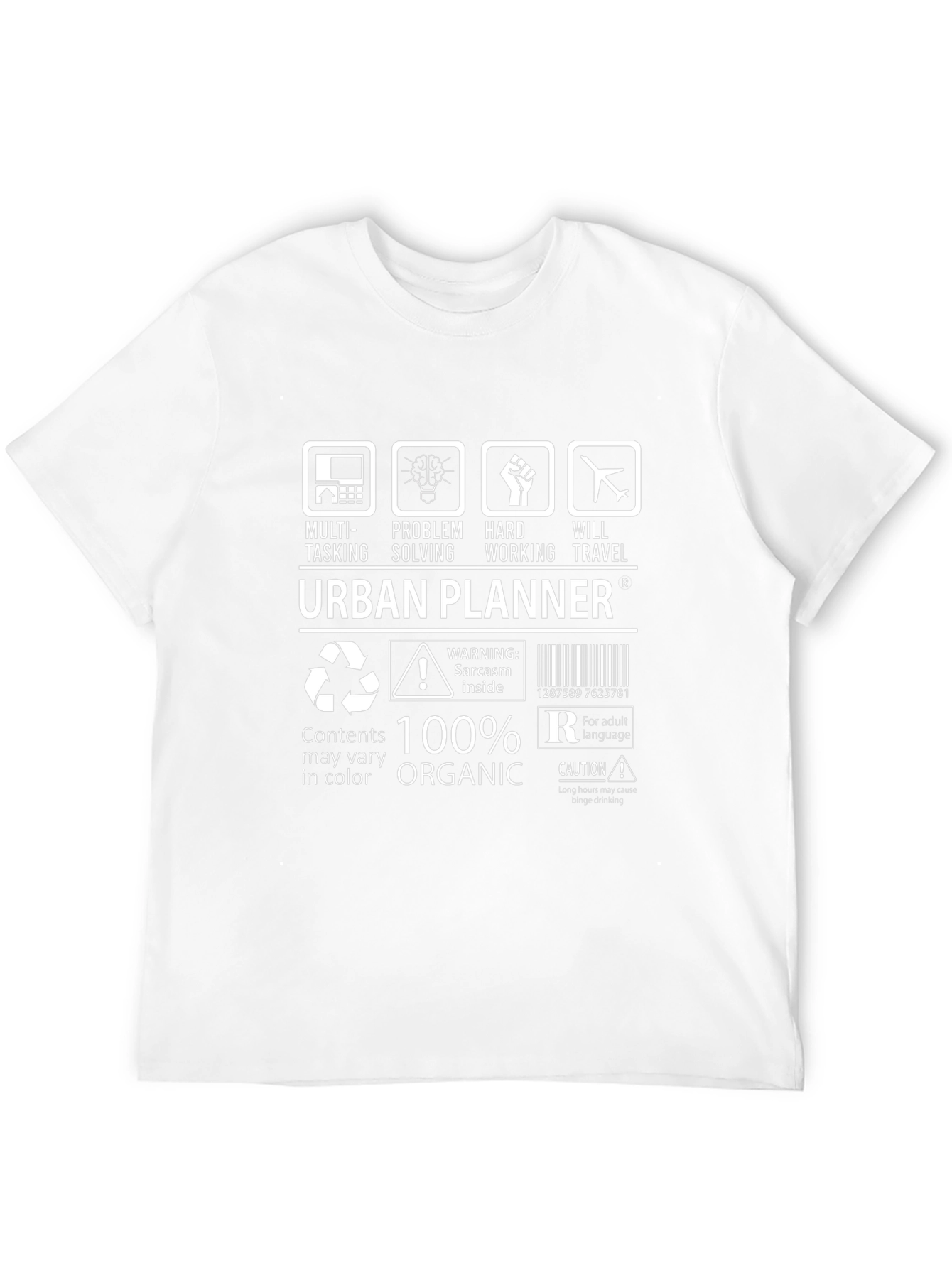 Urban Planner T-Shirt - Multi-Tasking Organic