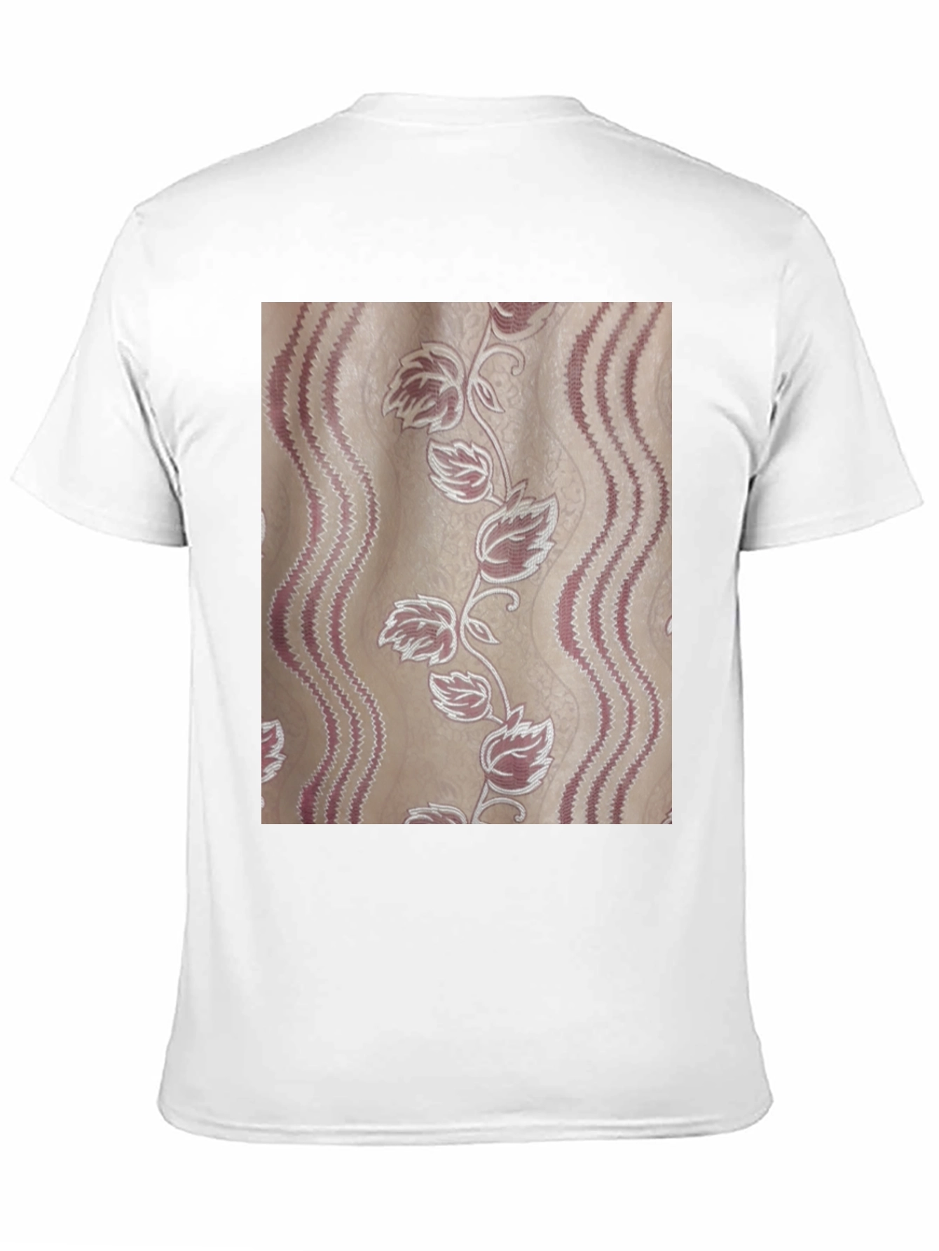 Floral Pattern Tee - Stylish Graphic Print T-Shirt