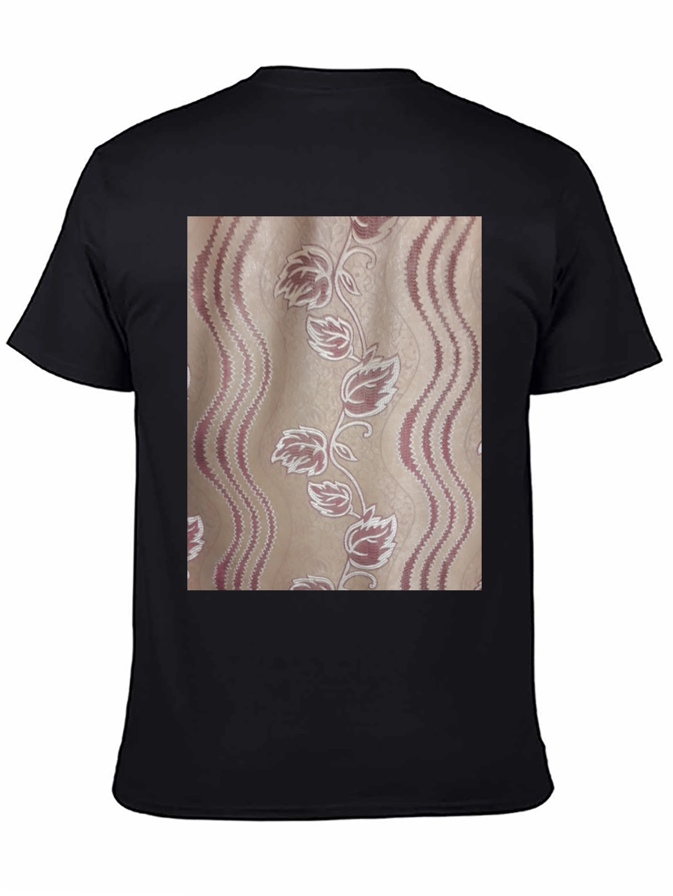 Floral Pattern Tee - Stylish Graphic Print T-Shirt