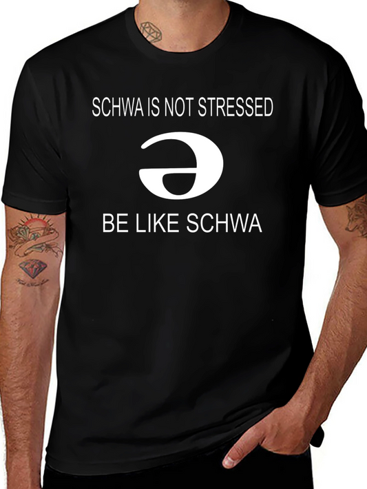 Funny Schwa Phonetics T-Shirt