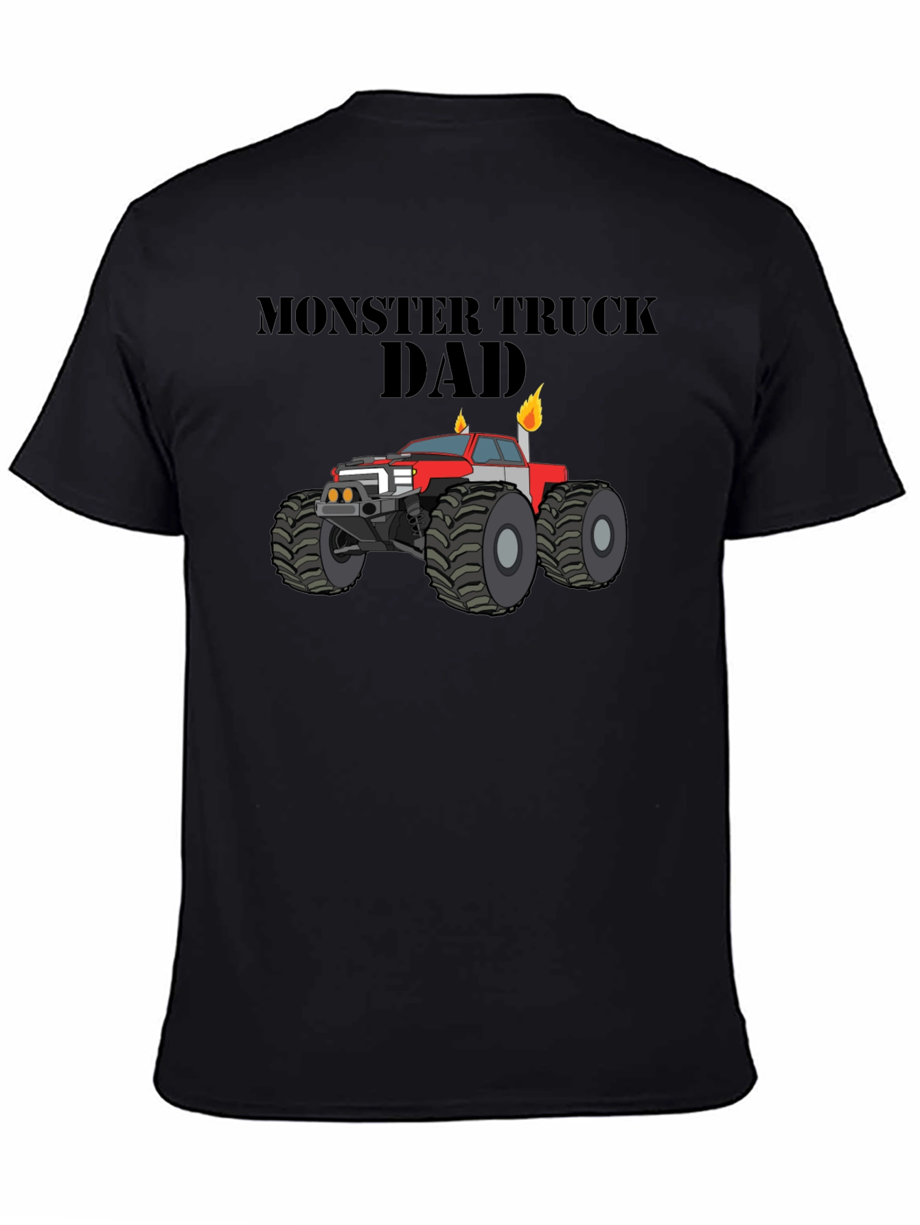 Monster Truck Dad Graphic T-Shirt