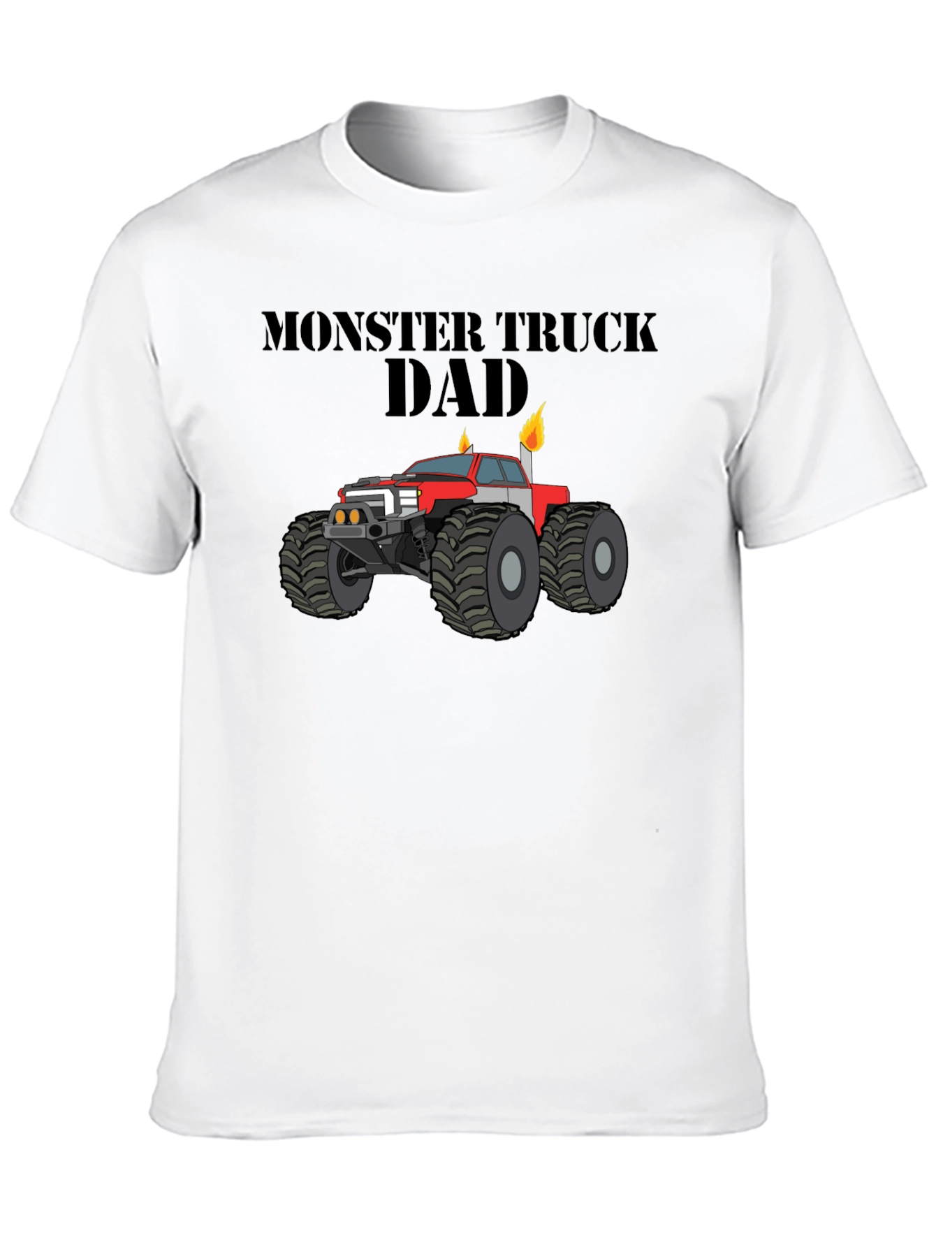 Monster Truck Dad Graphic T-Shirt