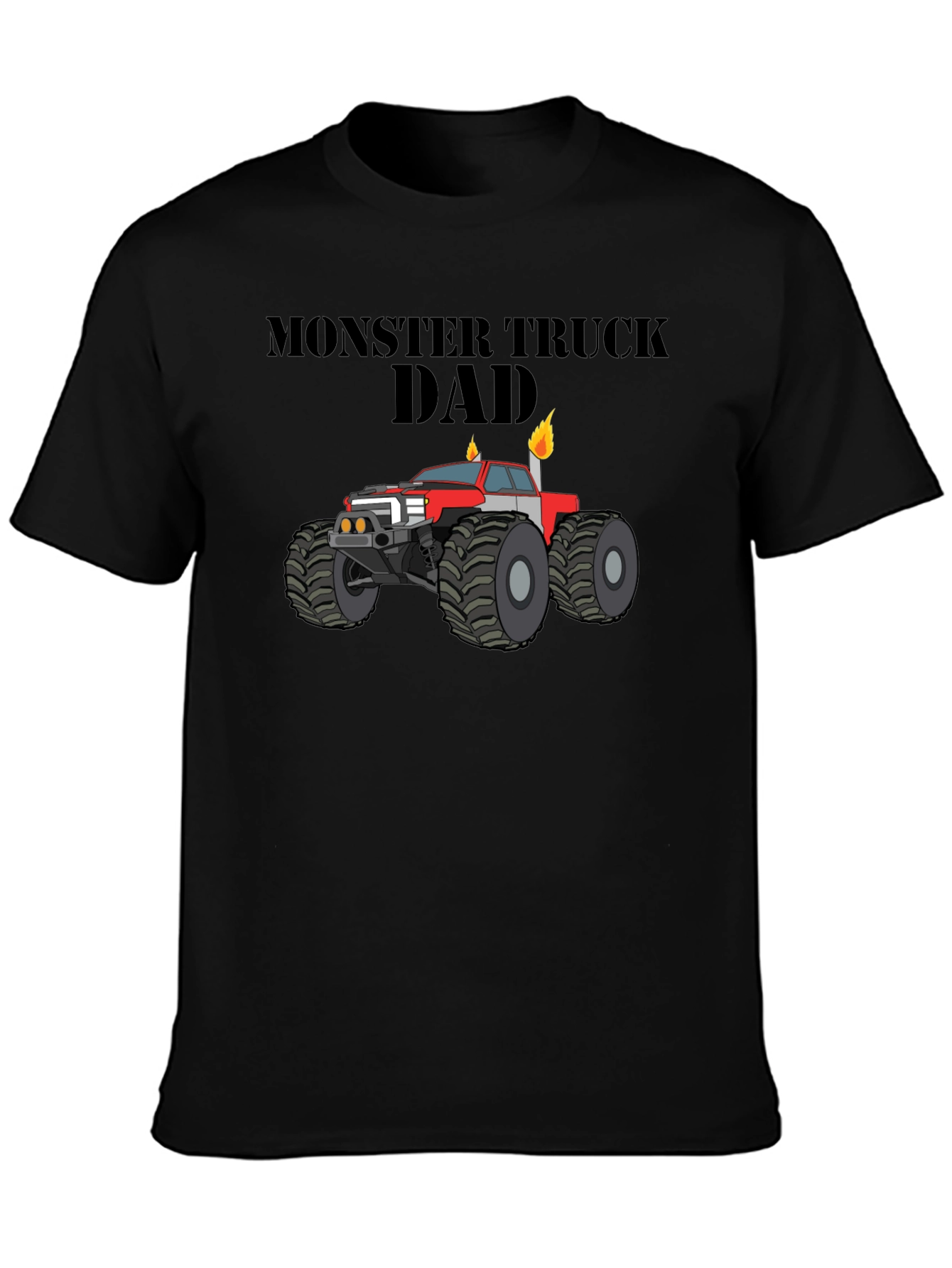 Monster Truck Dad Graphic T-Shirt