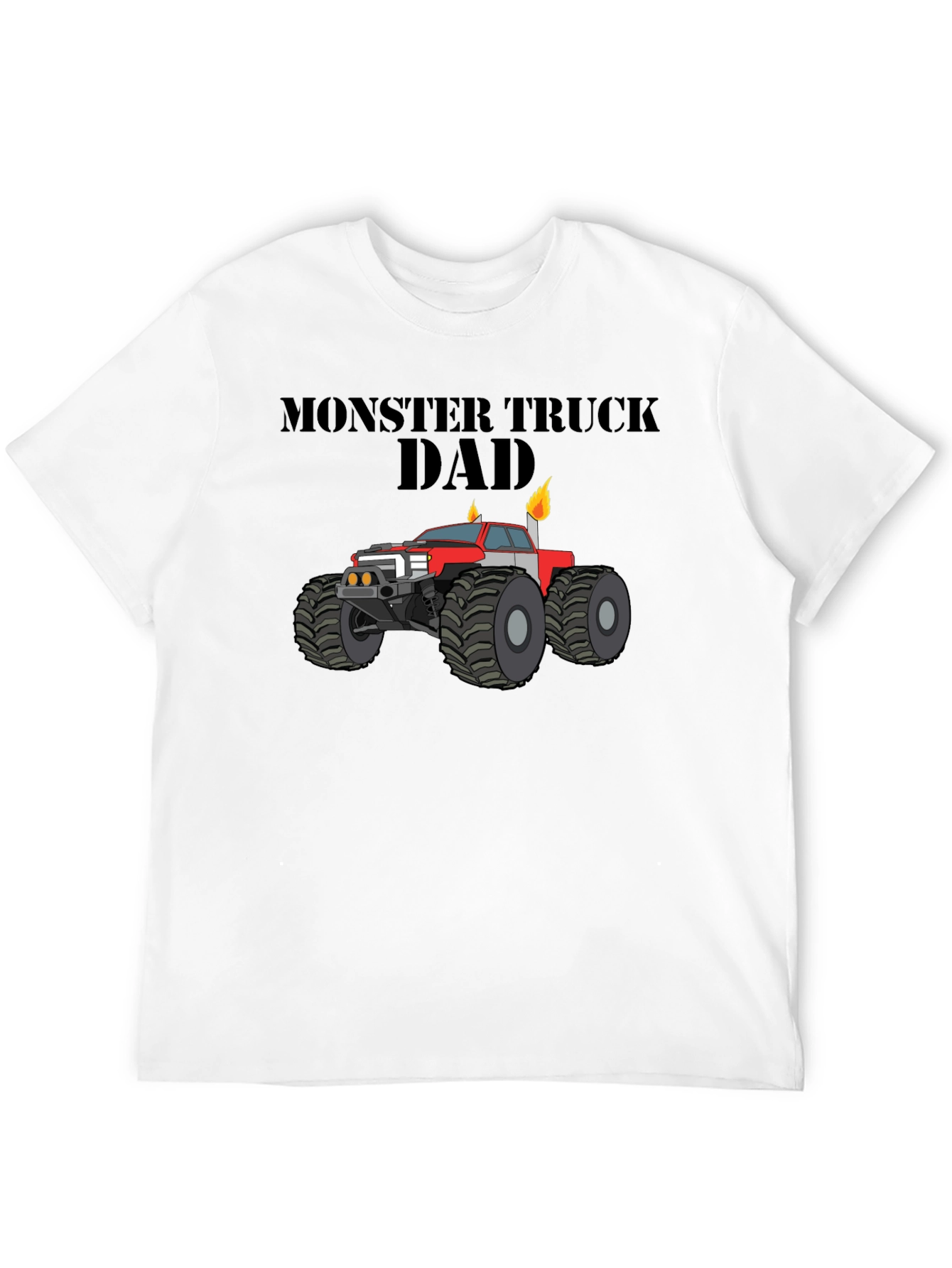 Monster Truck Dad Graphic T-Shirt
