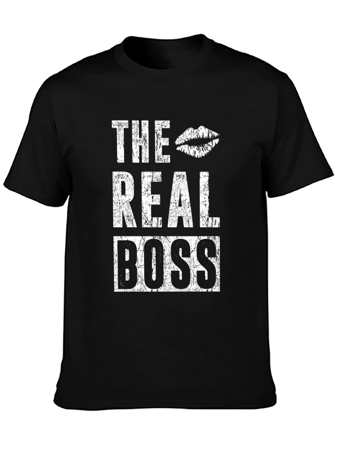 The Real Boss Graphic T-Shirt - Black