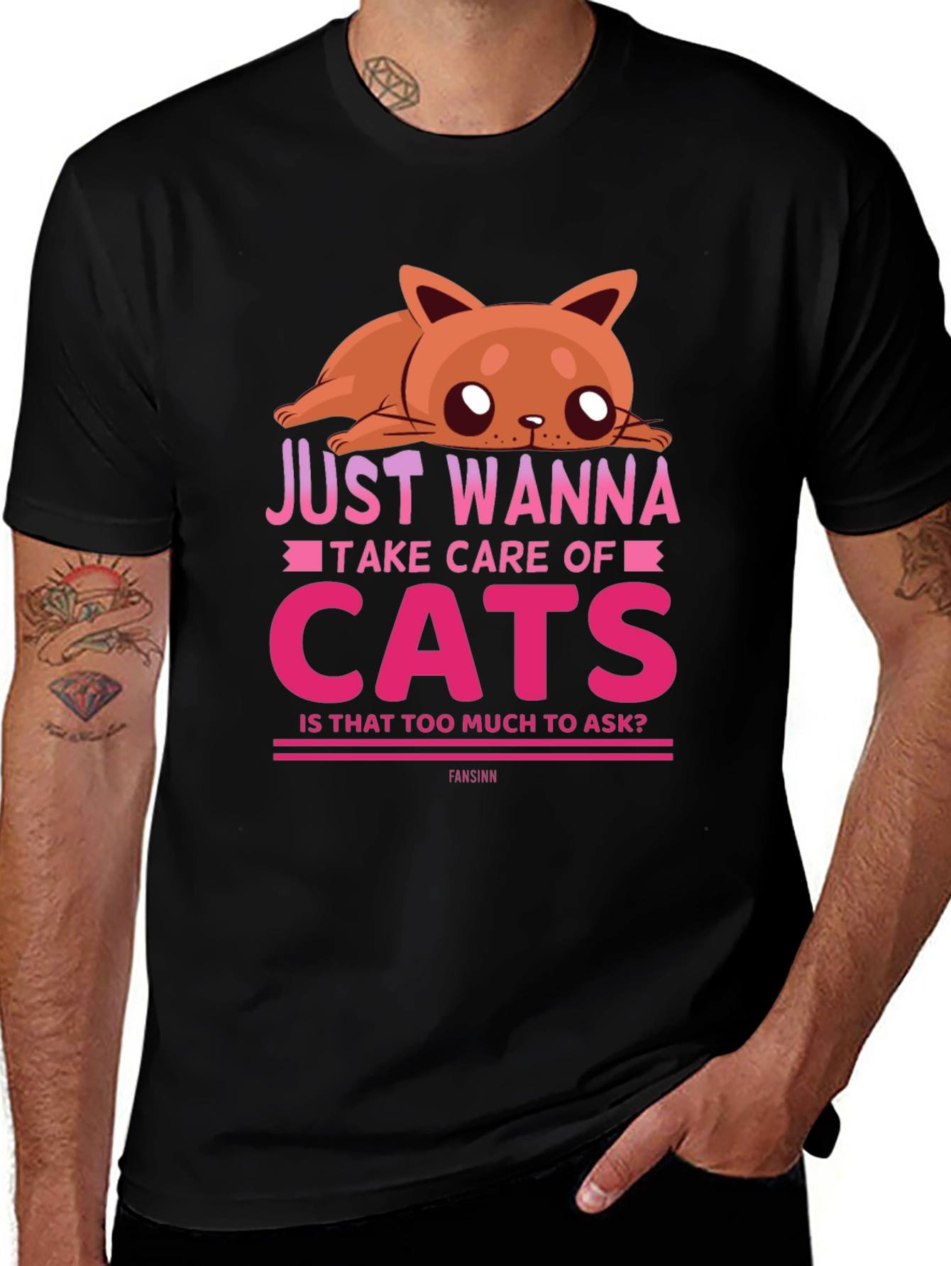 Just Wanna Take Care of Cats T-Shirt