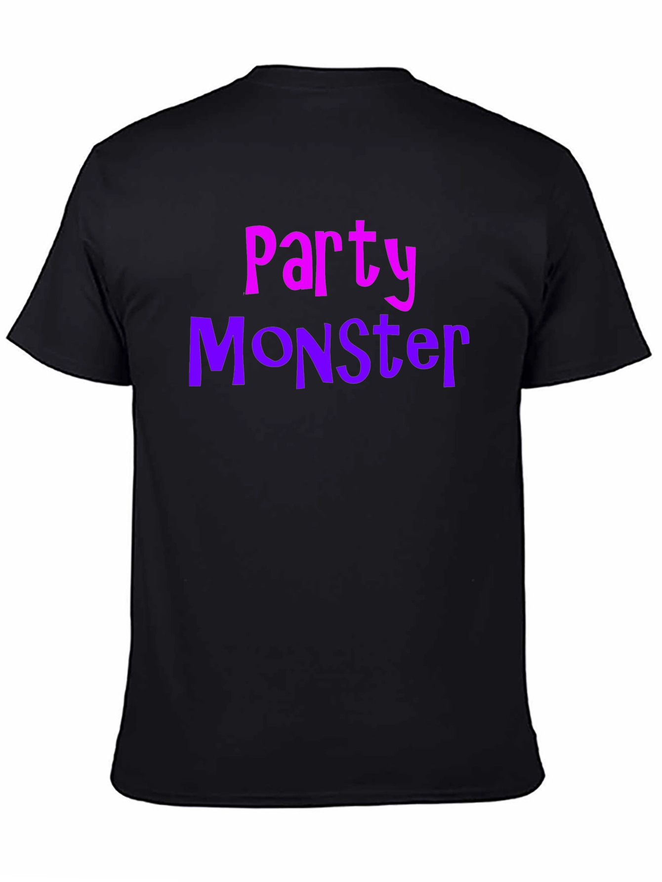 Party Monster Graphic T-Shirt - Black Cotton