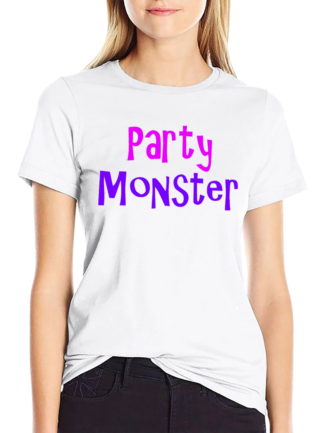 Party Monster Graphic T-Shirt - Black Cotton