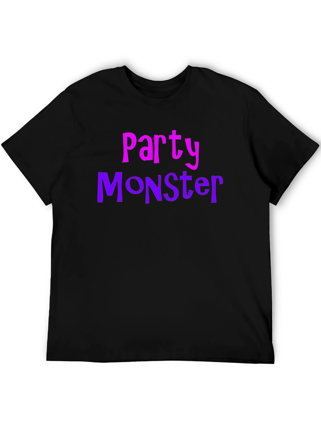 Party Monster Graphic T-Shirt - Black Cotton