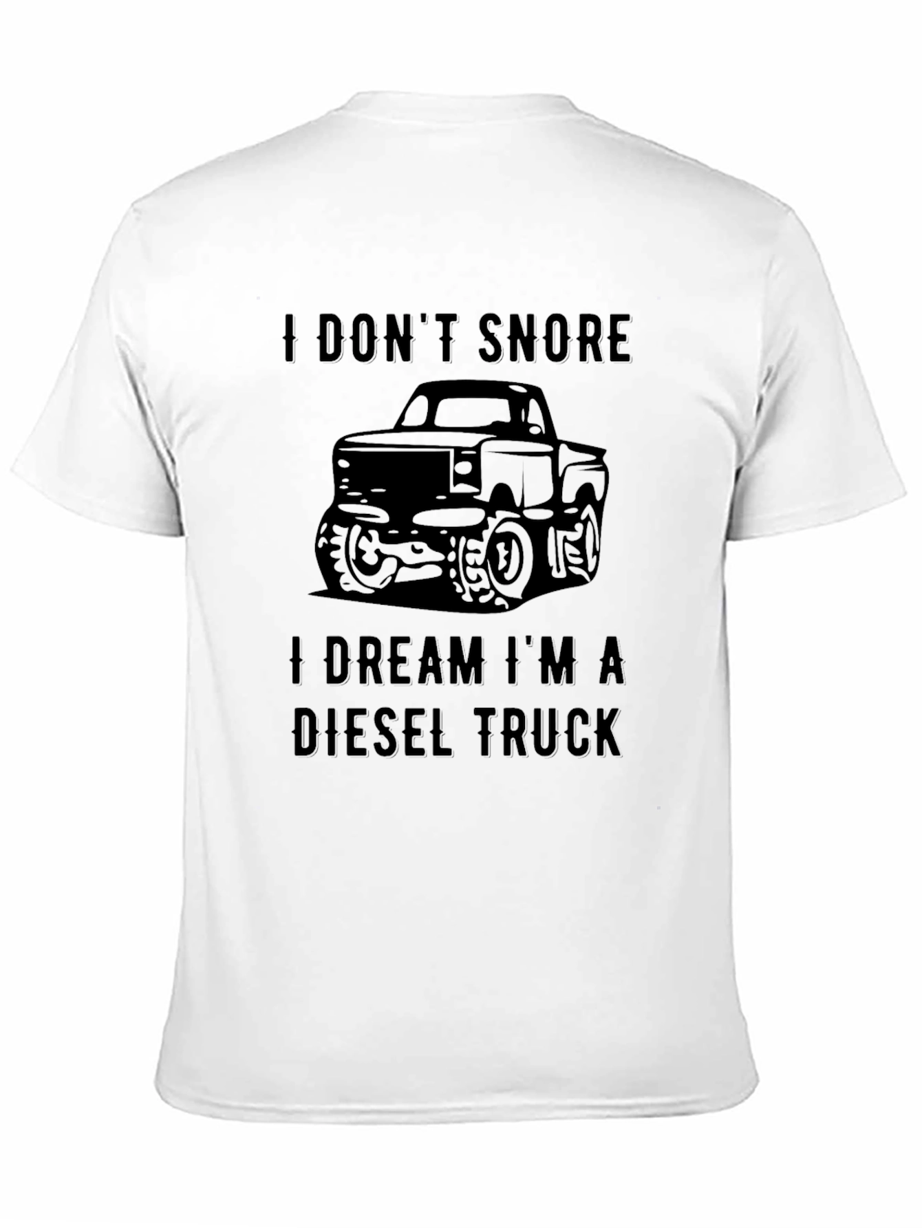 Diesel Truck Dream T-Shirt - Black Crew Neck